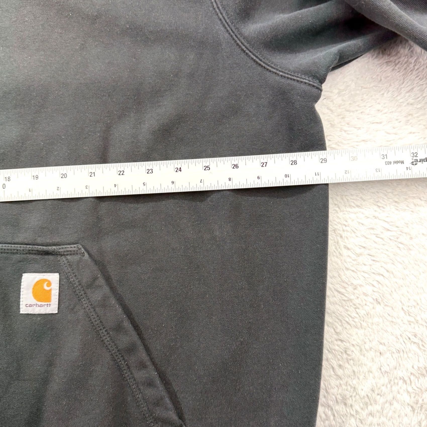 Carhartt Carhartt Defender Hoodie Mens 2XL Black Big River Steel Logo Sweatshirt Size US XXL / EU 58 / 5 - 5 Thumbnail