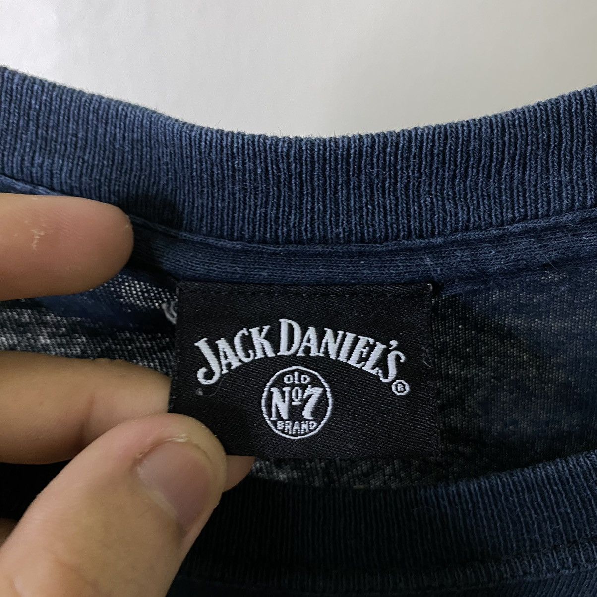 Vintage Vintage 2007 Jack Daniels Flaming Sleeves LS Tee Size US M / EU 48-50 / 2 - 3 Thumbnail