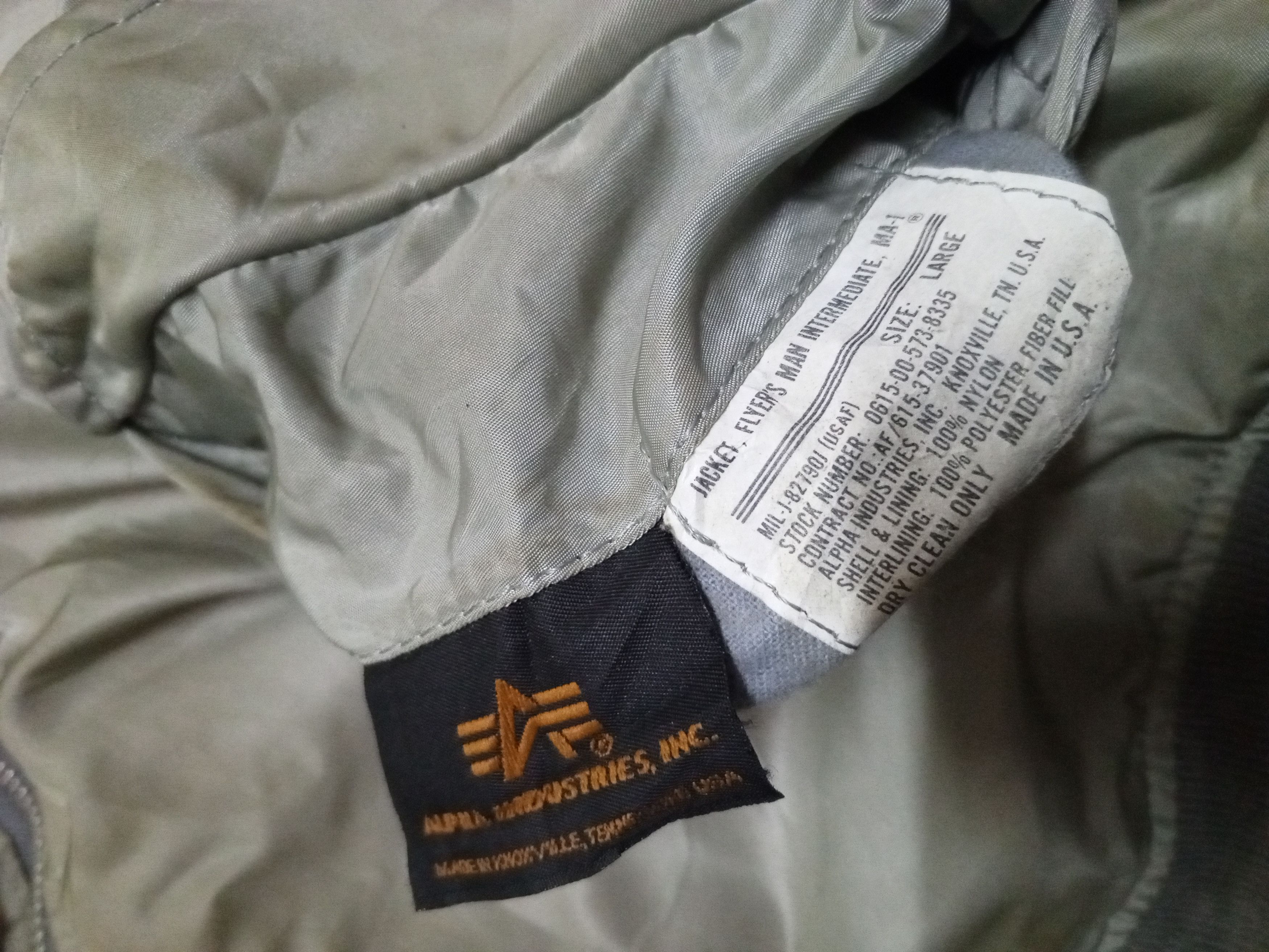 Alpha Industries × Vintage ALPHA INDUSTRIES BOMBERS JACKET Size US XL / EU 56 / 4 - 10 Thumbnail