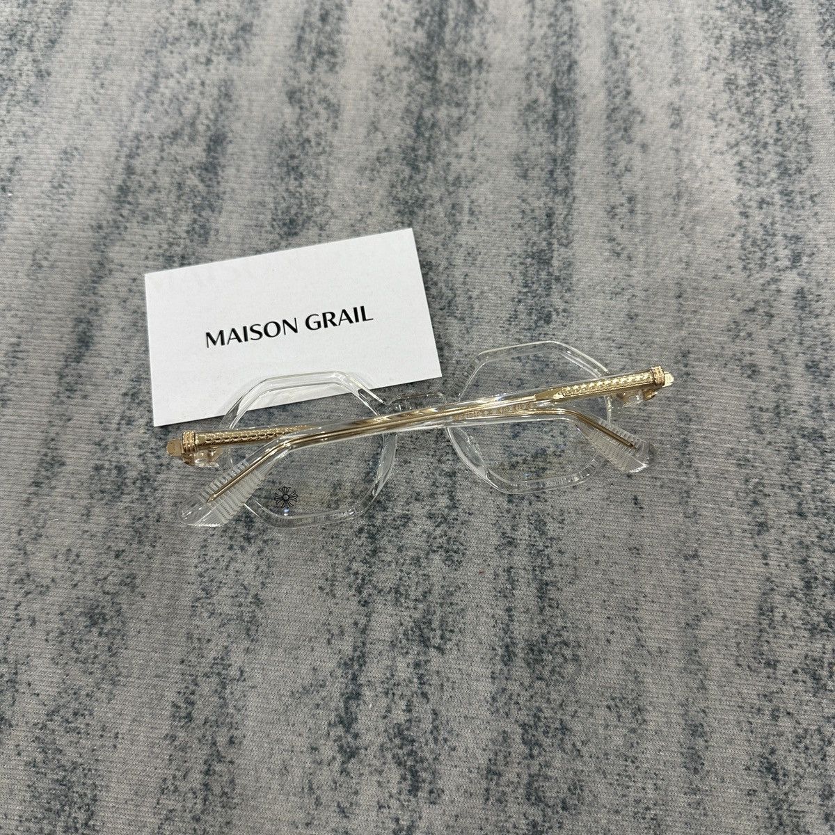 Chrome Hearts CHROME HEARTS CLITCO CRYSTAL EYEGLASSES Size ONE SIZE - 4 Thumbnail