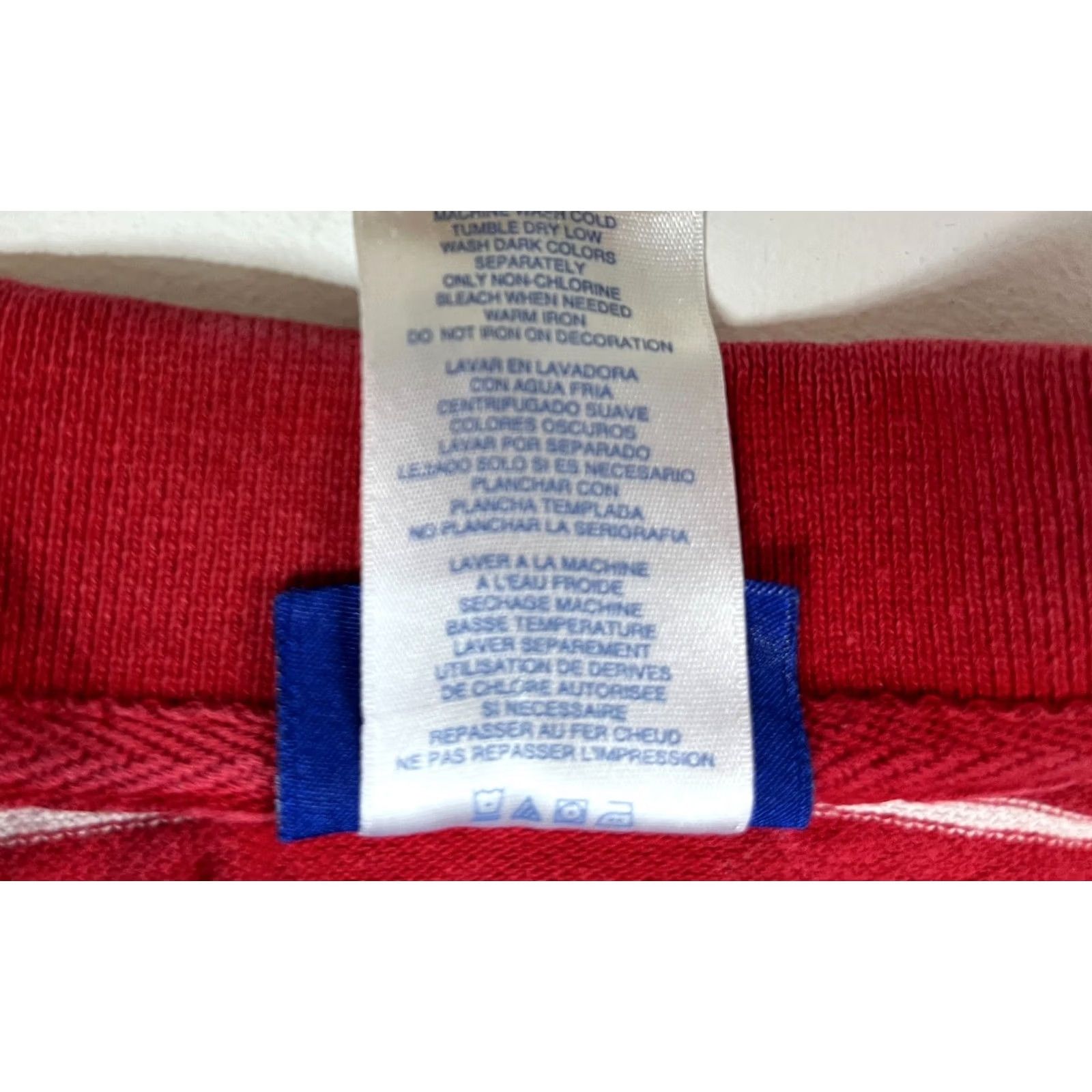 Reebok VINTAGE Reebok Polo Shirt Striped XL Men’s Polo Shirt Red 90s Classic Embroidered Logo Sports Shirt Mens Size US XL / EU 56 / 4 - 7 Thumbnail