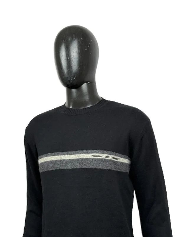 Armani Maglione Nero Armani Jeans Lana Cotone Uomo M Size US M / EU 48-50 / 2 - 7 Thumbnail