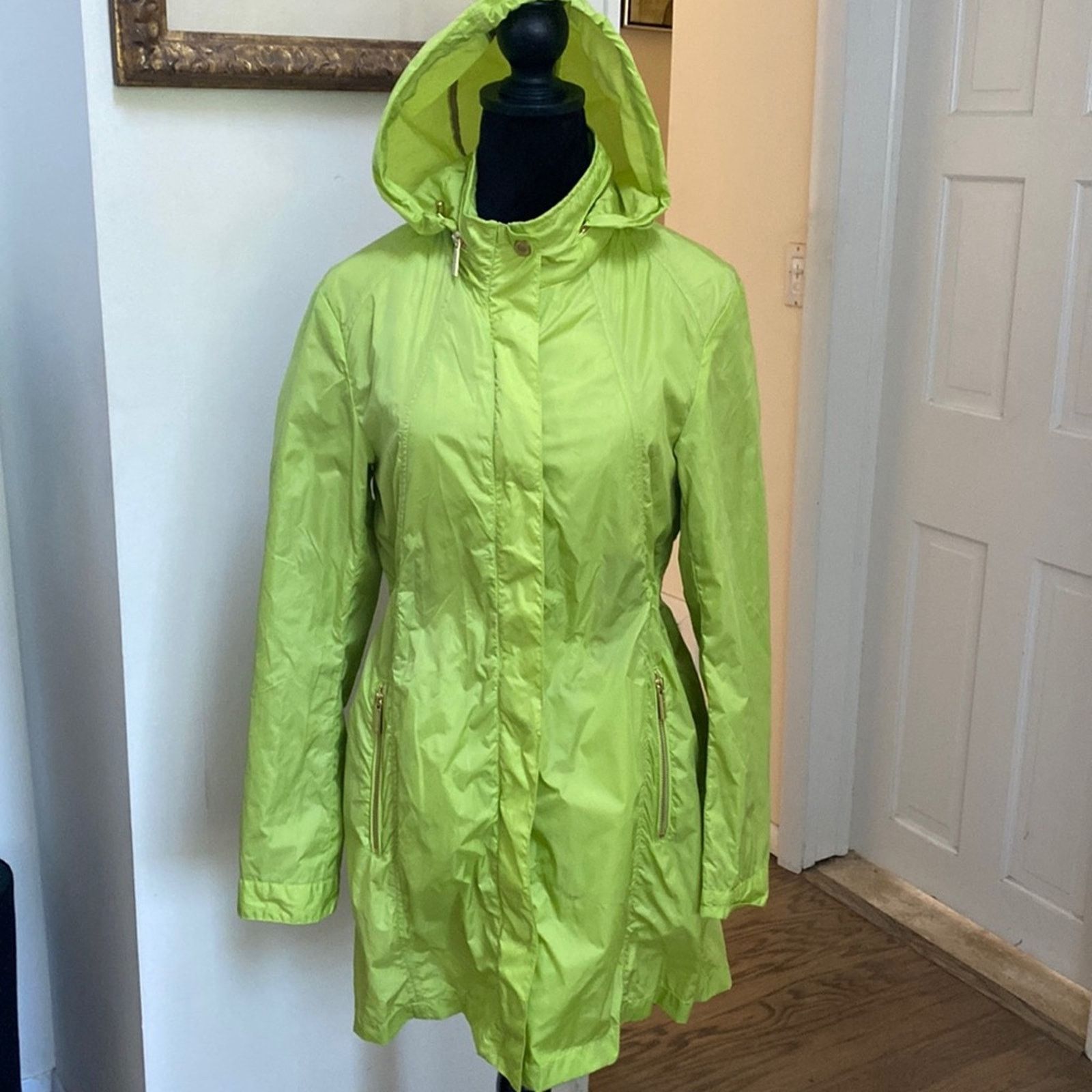 Johnston & Murphy Johnston & Murphy 3/4 Length Hooded Windbreaker Size XS Size XS / US 0-2 / IT 36-38 - 1 Thumbnail
