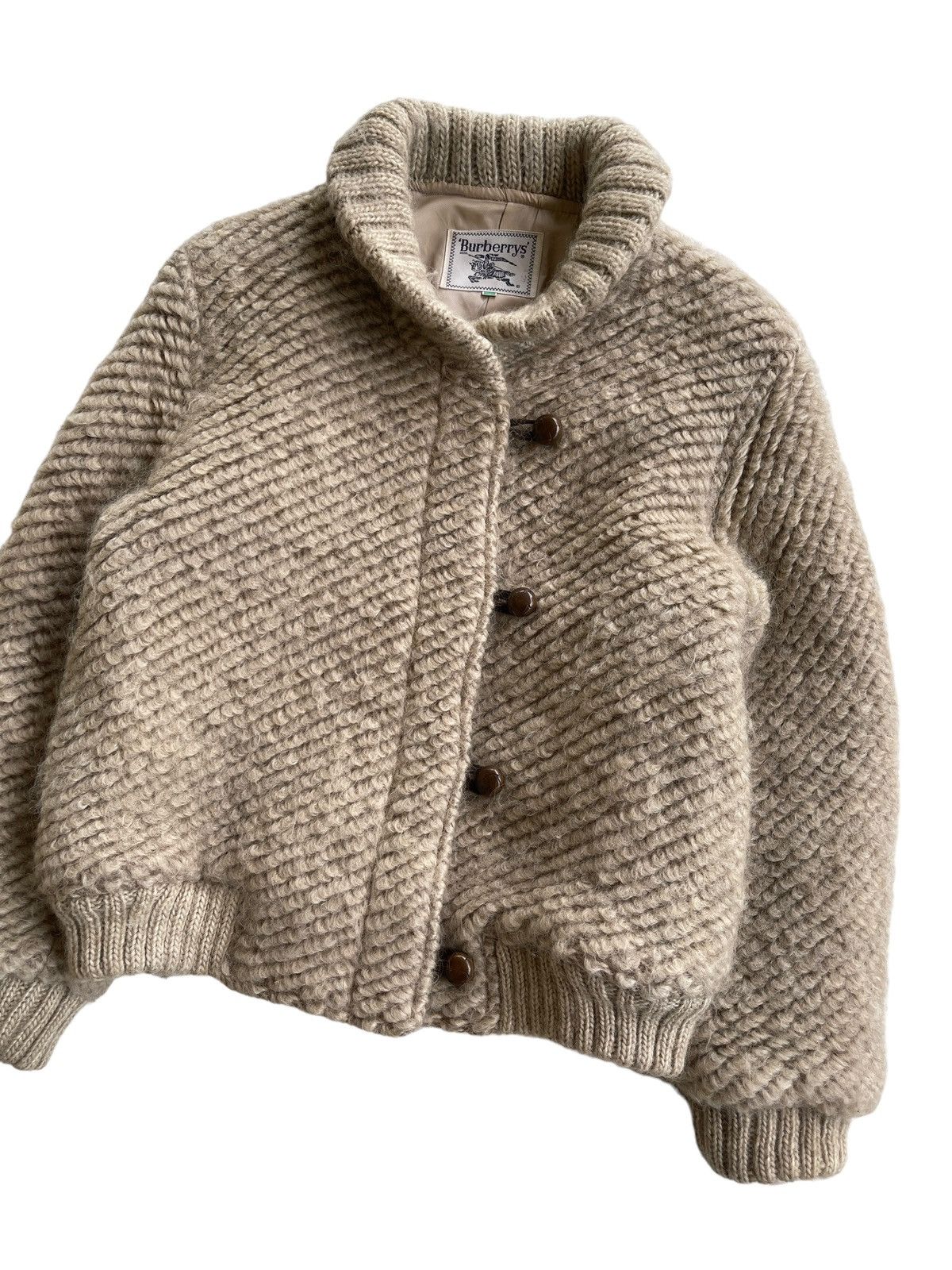 Burberry 90s Burberrys Wool Blouson Bomber Jacket Size S / US 4 / IT 40 - 6 Thumbnail