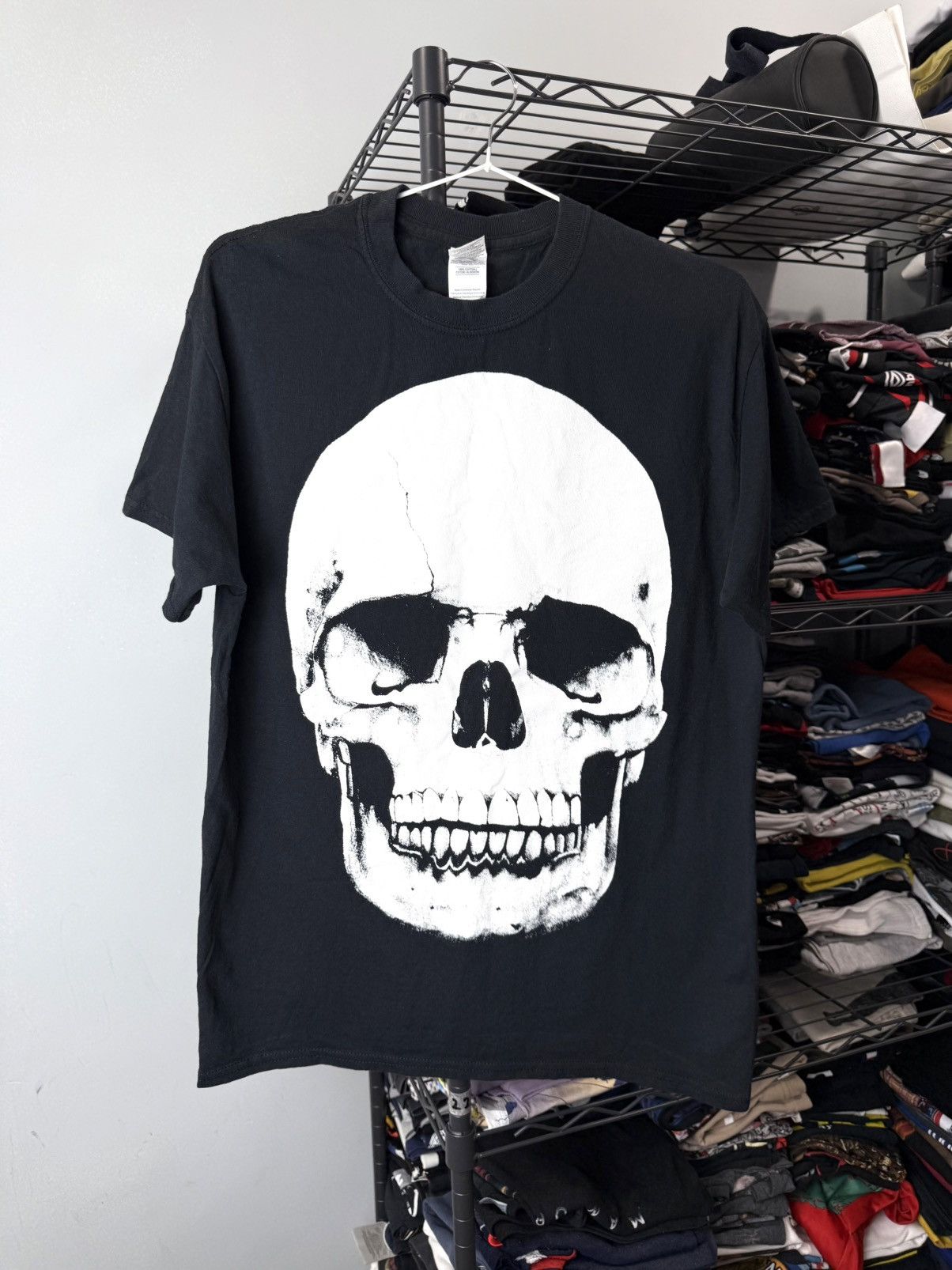 Vintage Vintage Skull Bones T Shirt Travis Scott Style Size US M / EU 48-50 / 2 - 1 Thumbnail