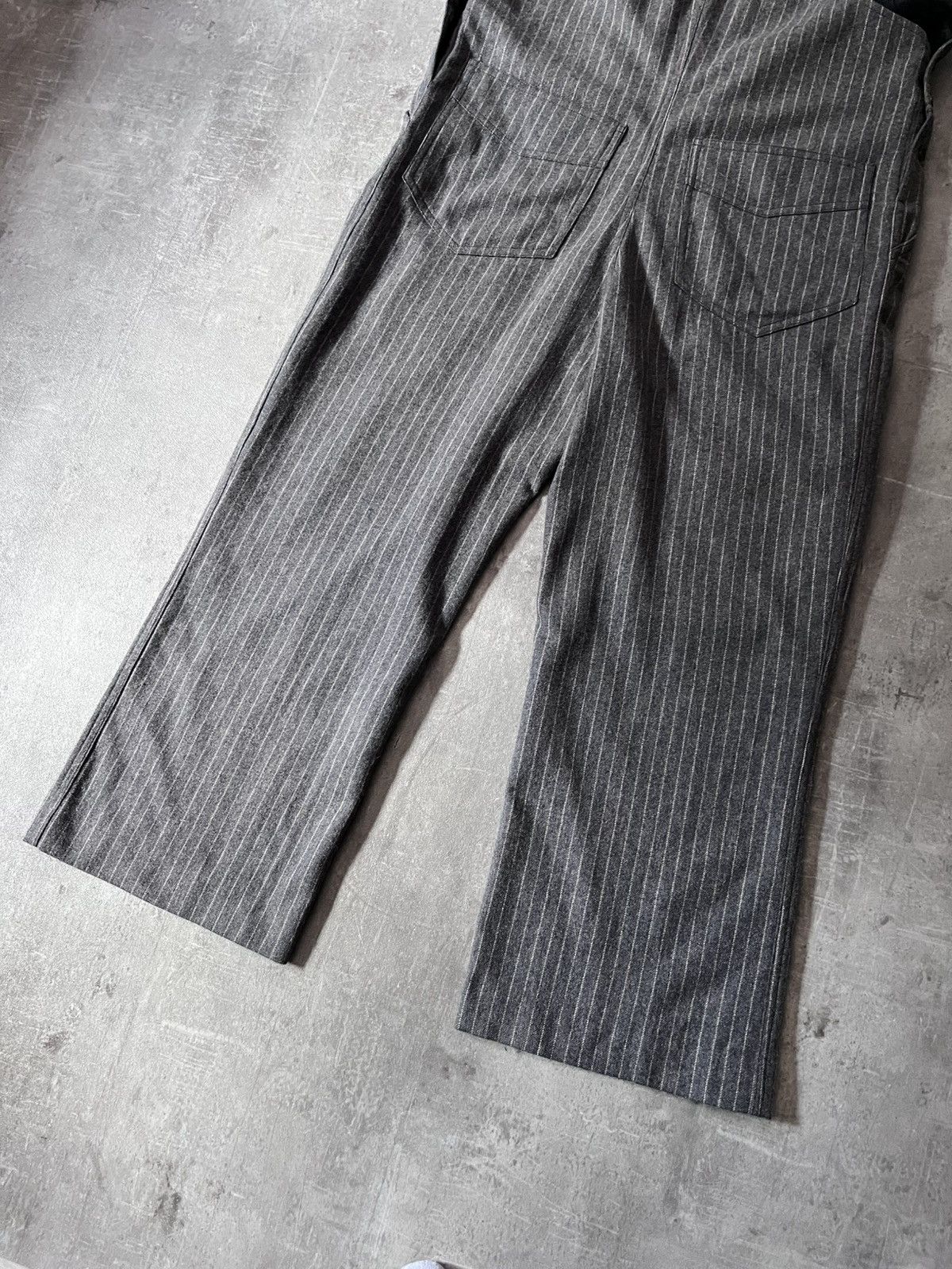 Acne Studios Acne Studios wool overalls grey striped Size US 30 / EU 46 - 6 Thumbnail
