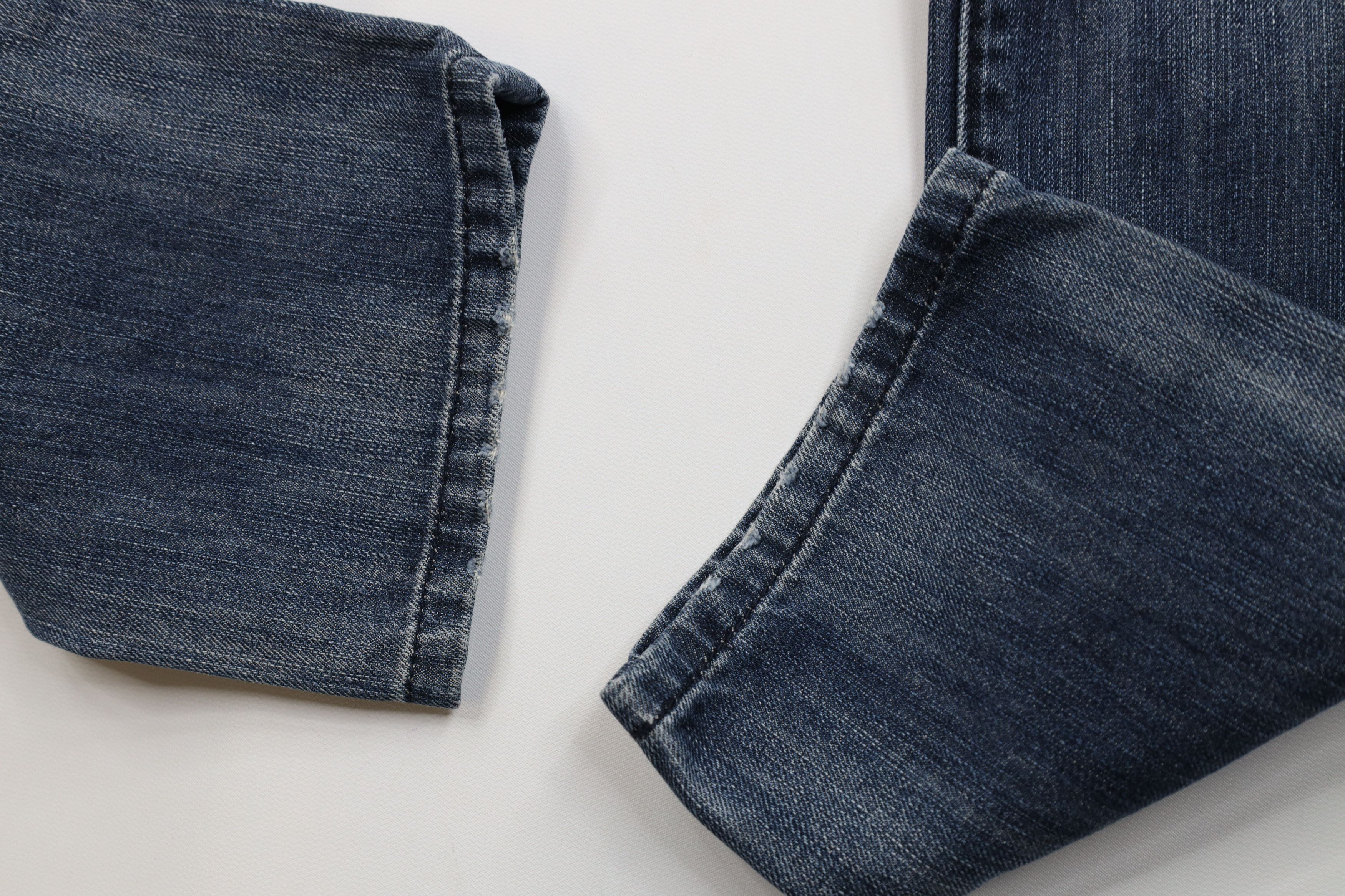 Express Express Rocco Slim Fit Skinny Leg Denim Jeans Blue Cotton Size US 29 - 6 Thumbnail