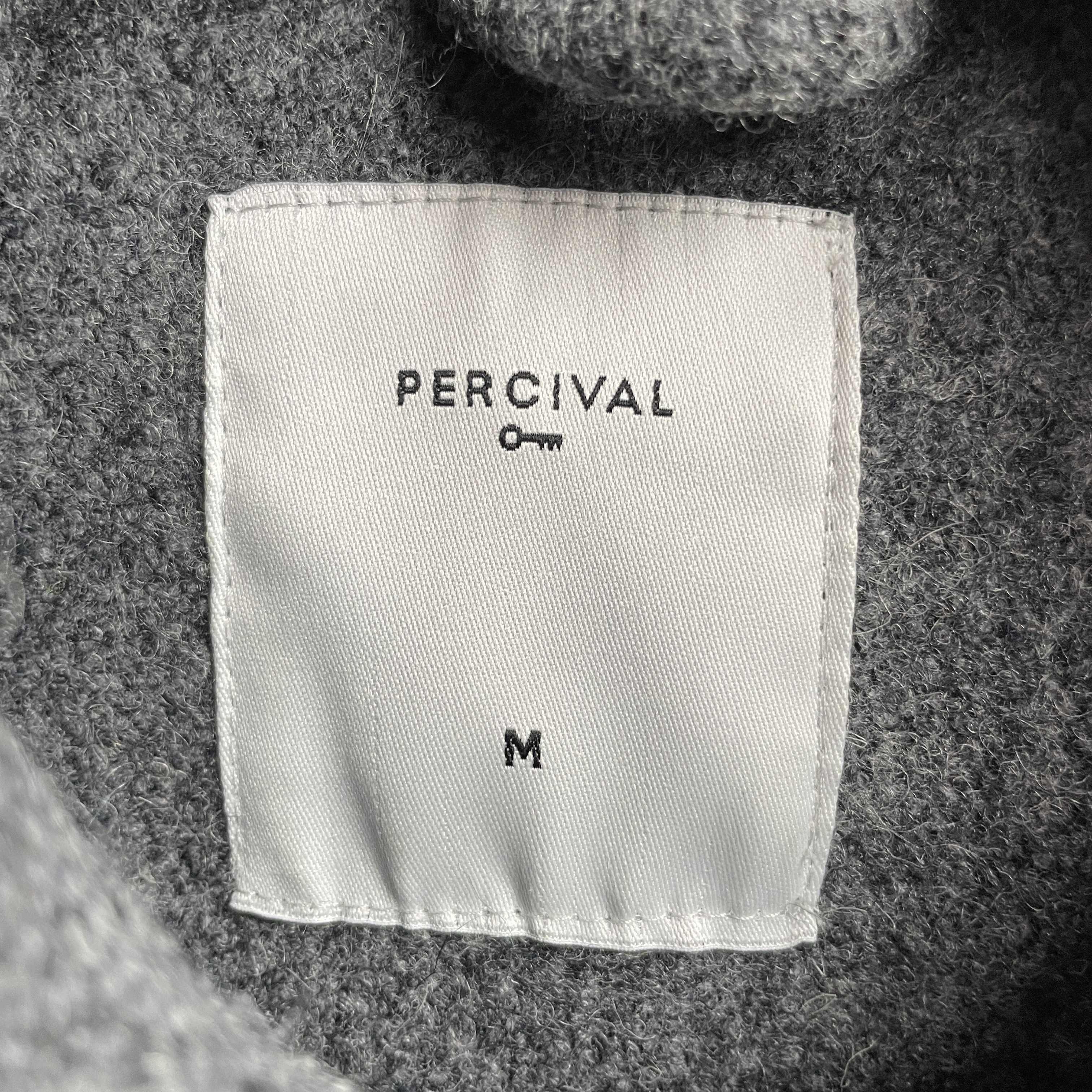 Percival Percival Wellington 4 Pocket Wool Blend Overshirt Size M Size US M / EU 48-50 / 2 - 6 Thumbnail