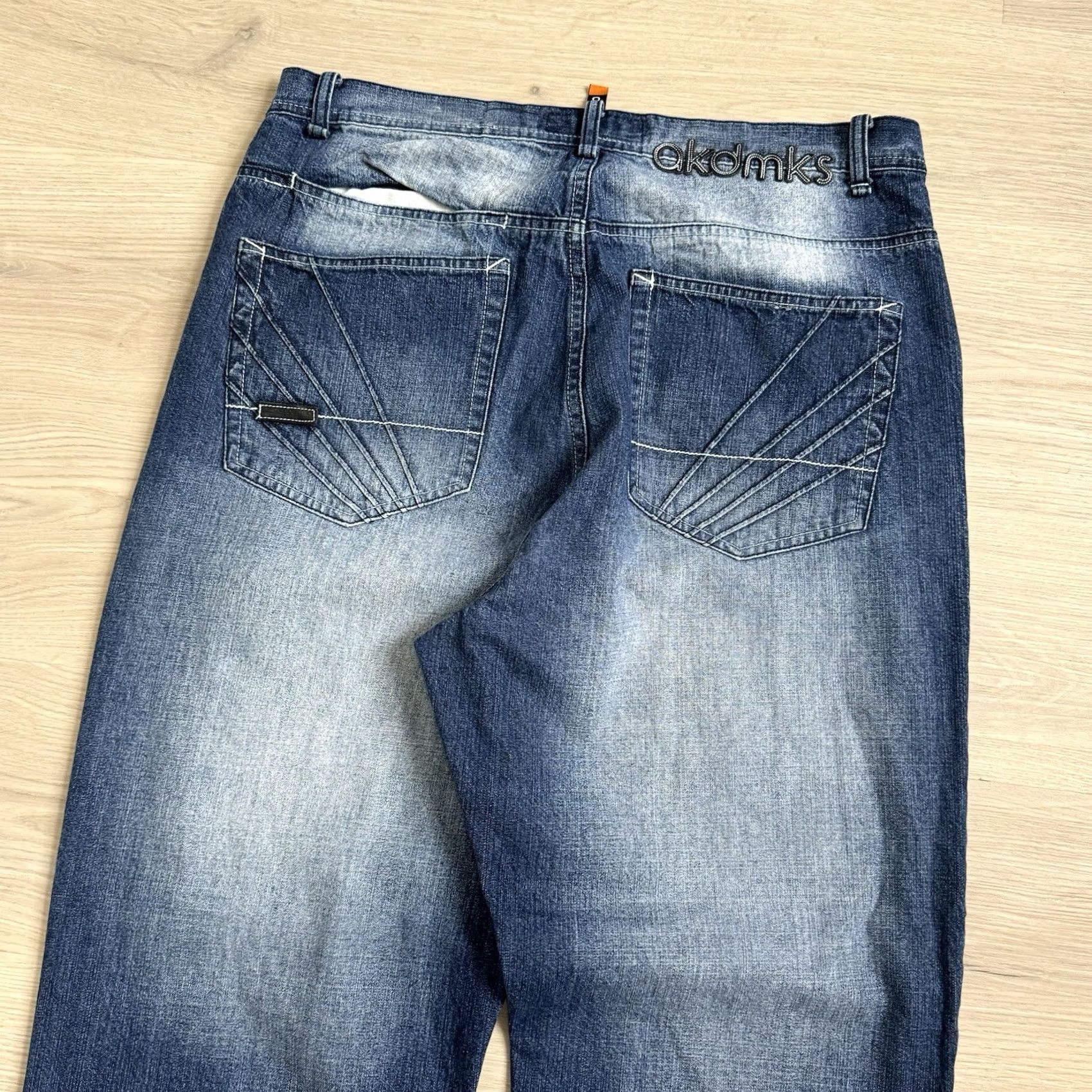 Akademiks VINTAGE Akademiks Baggy Jeans Men 36 Hip Hop Urban Blue 36x32 Size US 36 / EU 52 - 3 Thumbnail