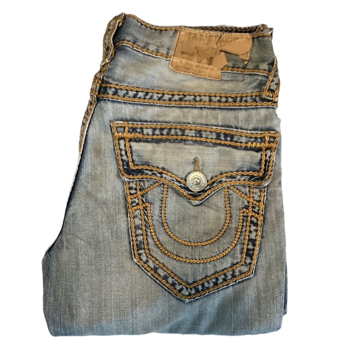 image of True Religion Rope Gold 31 in Blue, Men's (Size 32)