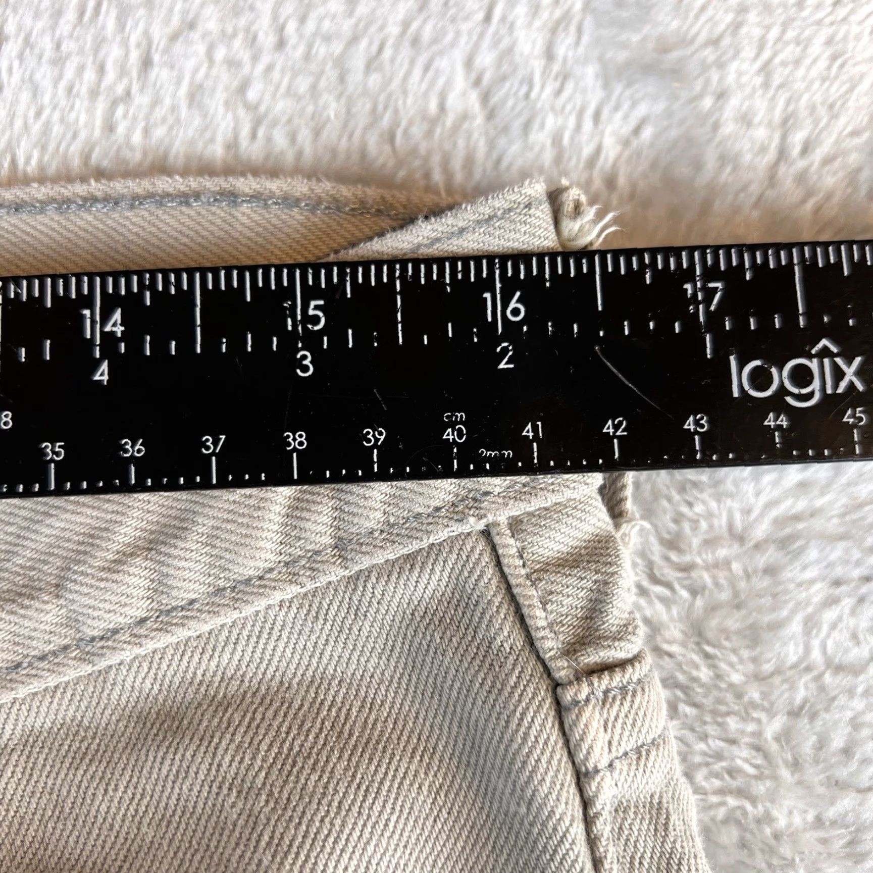Levi's VINTAGE Levi's 550 Jeans Men's 34x34 Gray Denim Relaxed Straight 5-Pocket USA 90s Size US 34 / EU 50 - 6 Thumbnail