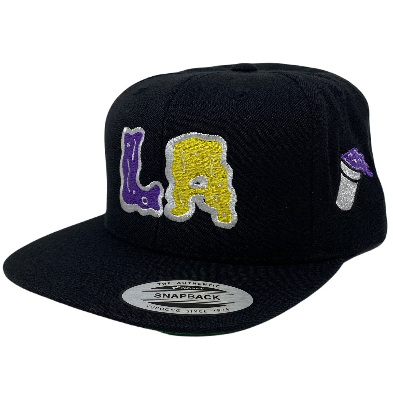Other Los Angeles Shroom (White Outline) Snapback Hat Size ONE SIZE - 3 Thumbnail