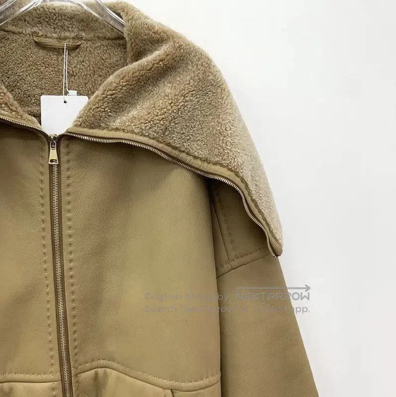 Max Mara MaxMara Brown Shearling Women's Coat . Size S / US 4 / IT 40 - 2 Thumbnail
