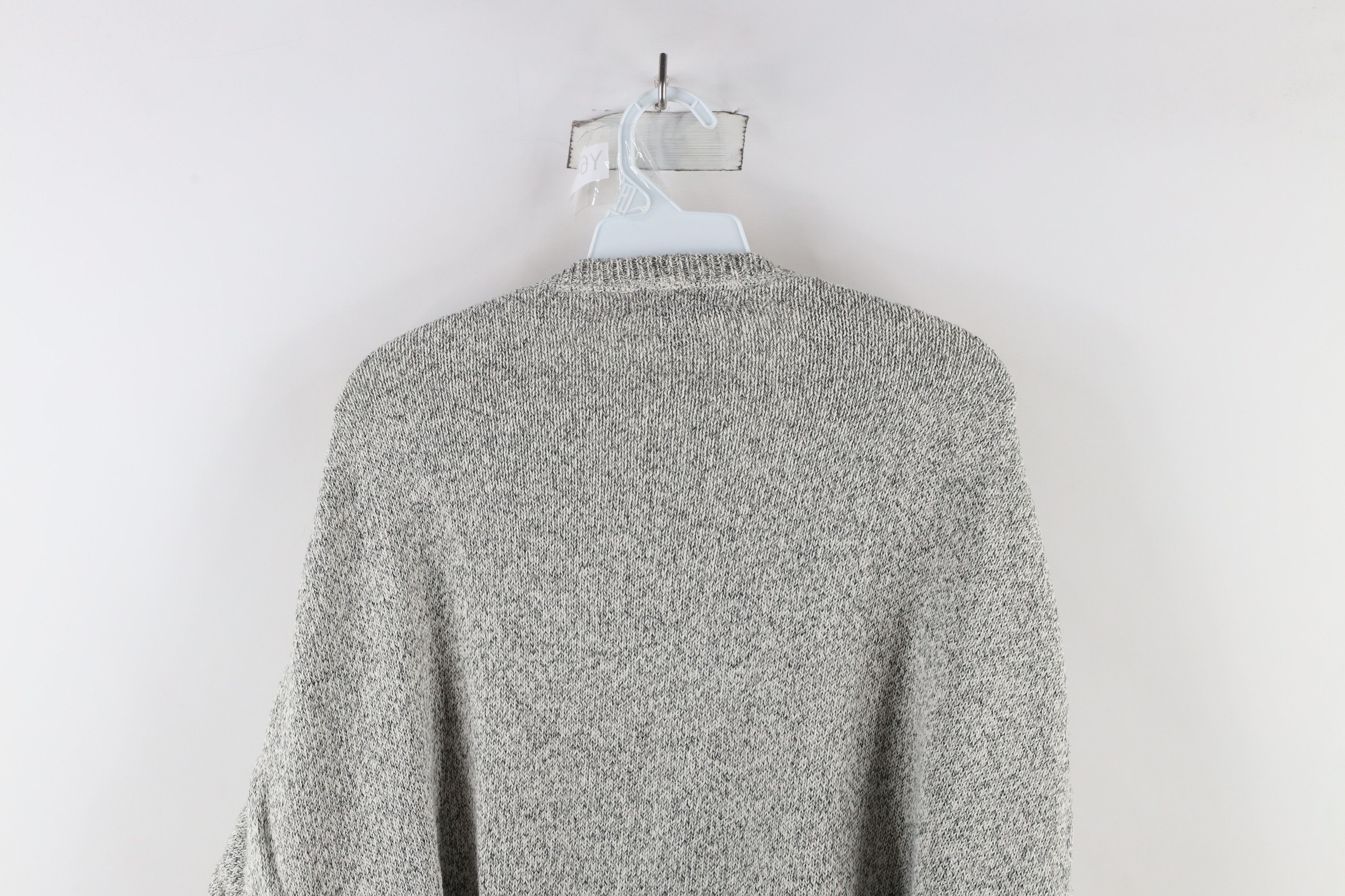 Vintage Vintage 90s Streetwear Knit Crewneck Sweater Heather Gray Size US XXL / EU 58 / 5 - 7 Thumbnail