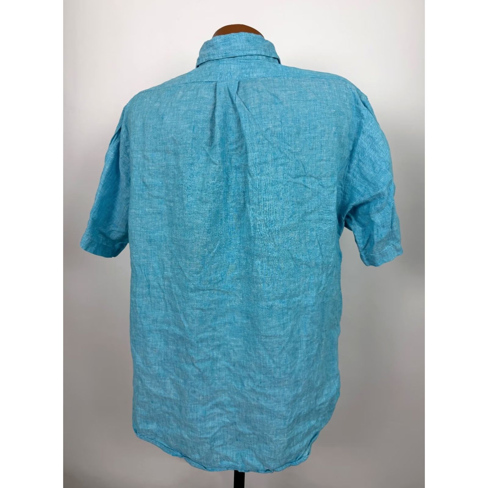 Brooks Brothers Brooks Brothers Shirt XL Slim Fit Irish Linen Button Down Travel Outdoors Blue Men Size US XL / EU 56 / 4 - 6 Thumbnail