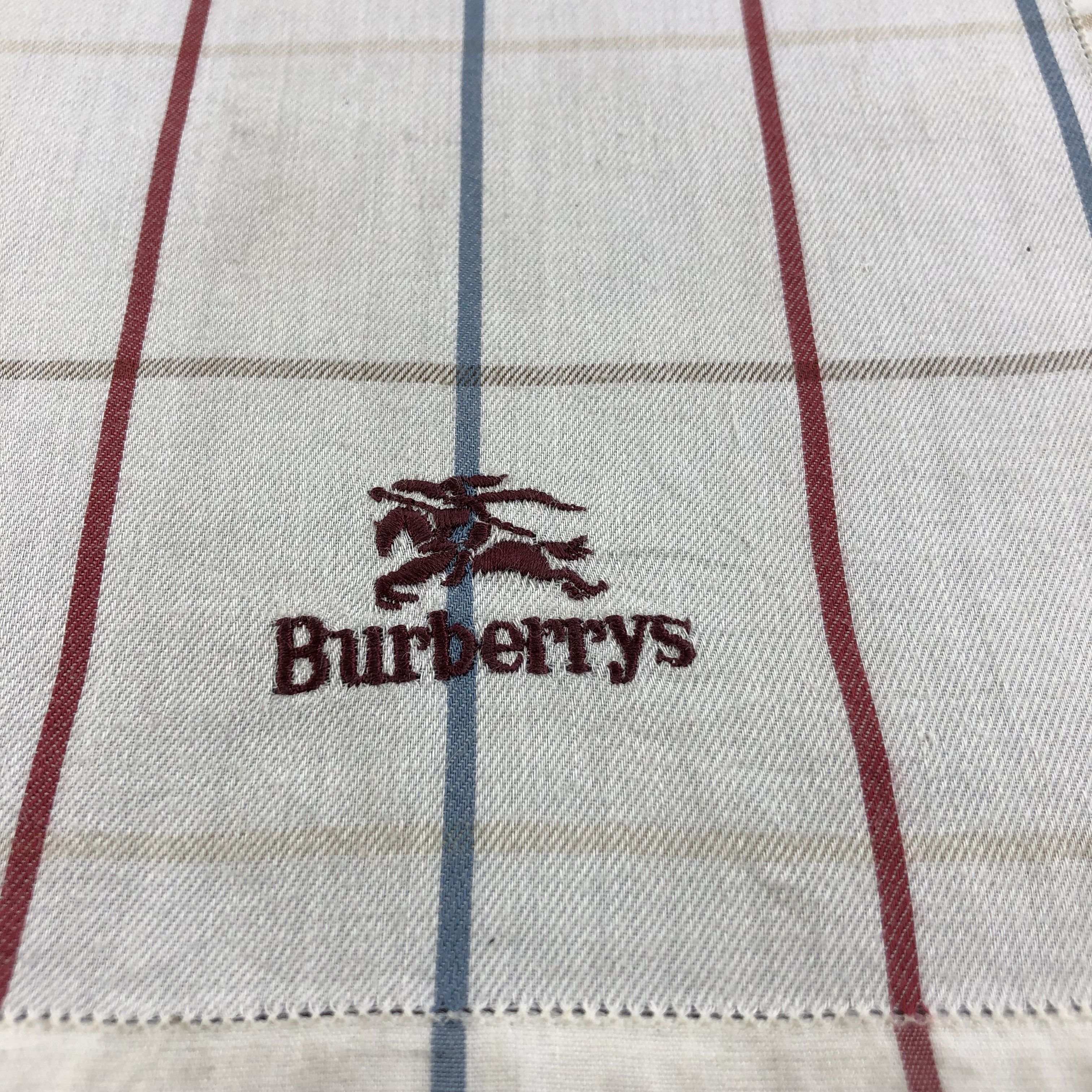 Burberry Burberrys Handkerchief Neckerchief Bandana H2255 Size ONE SIZE - 4 Thumbnail
