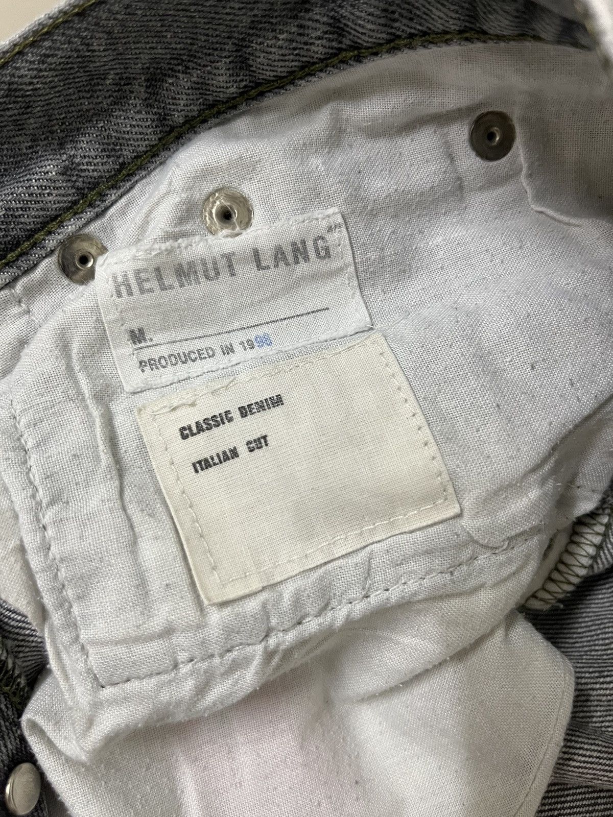 Helmut Lang 1998 Helmut Lang Grey Classic Denim Pants Size US 29 - 5 Thumbnail