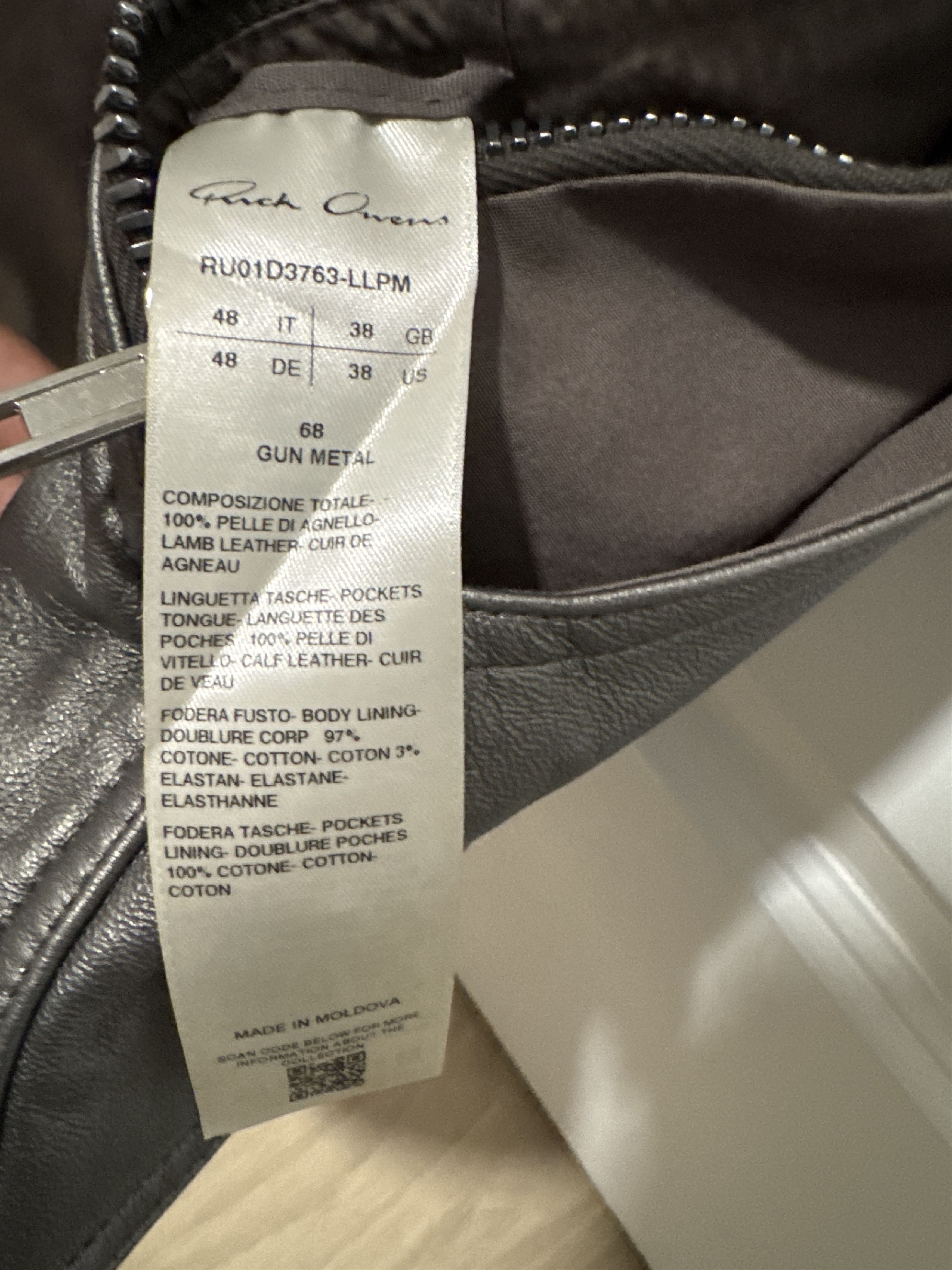 Rick Owens Rick Owens Gunmetal Bauhaus Vest Size US M / EU 48-50 / 2 - 7 Thumbnail