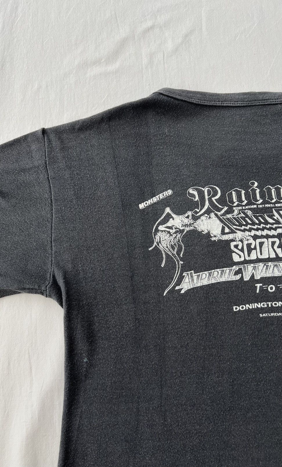 Band Tees Vintage 1980 Monster of Rock Rainbow Judas Priest Scorpions Size US M / EU 48-50 / 2 - 19 Thumbnail
