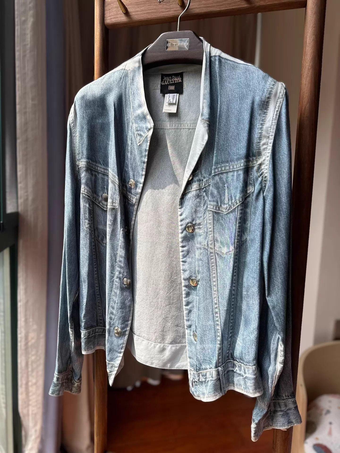 Jean Paul Gaultier Jean Paul Gaultier Women's Denim Jackets (95 New) Iconic Size S / US 4 / IT 40 - 2 Thumbnail