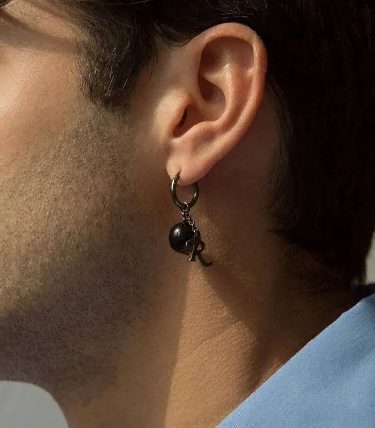 Raf Simons Raf Simons R Earrings Silve Size ONE SIZE - 4 Thumbnail