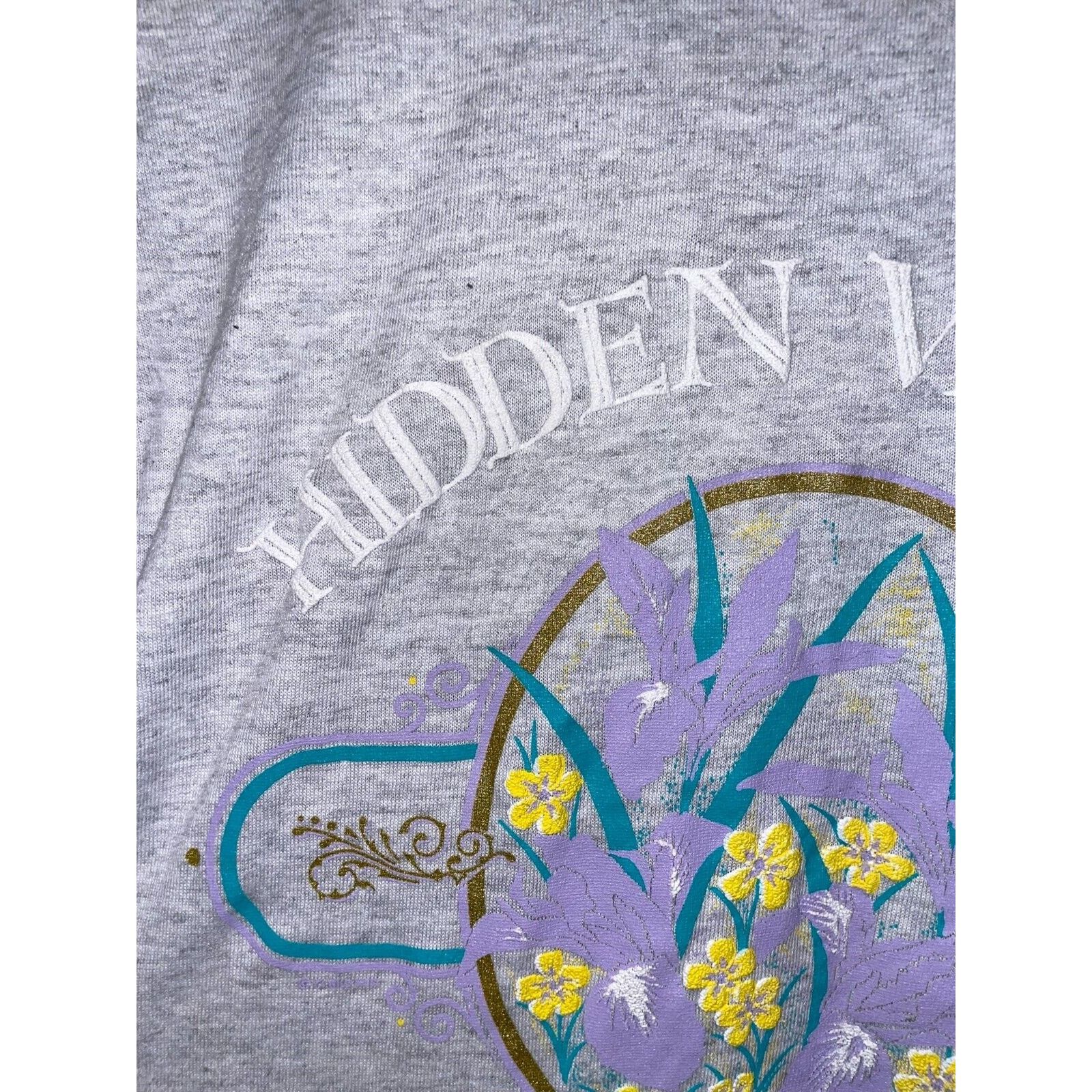 Jerzees Vintage Hidden Valley Shirt Test Print Camping Cowboy 90s Size US L / EU 52-54 / 3 - 3 Thumbnail