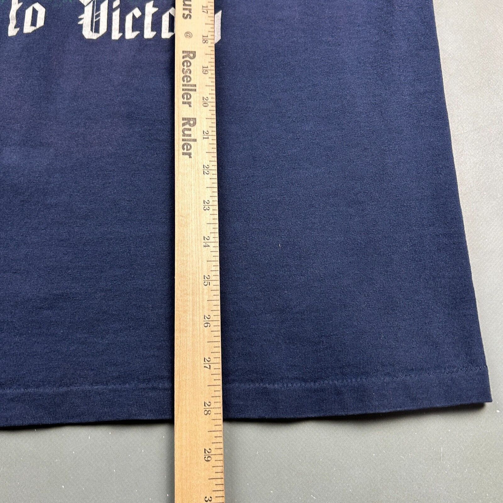Vintage VINTAGE 90s | Notre Dame College Football Faded T-Shirt sz L Size US L / EU 52-54 / 3 - 10 Thumbnail