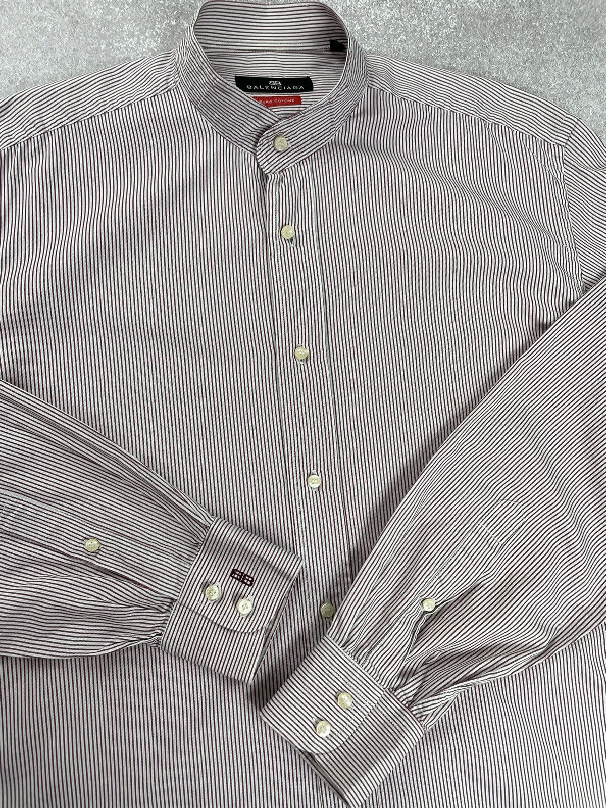Balenciaga Balenciaga Striped Shirt Men’s Size US XL / EU 56 / 4 - 1 Thumbnail