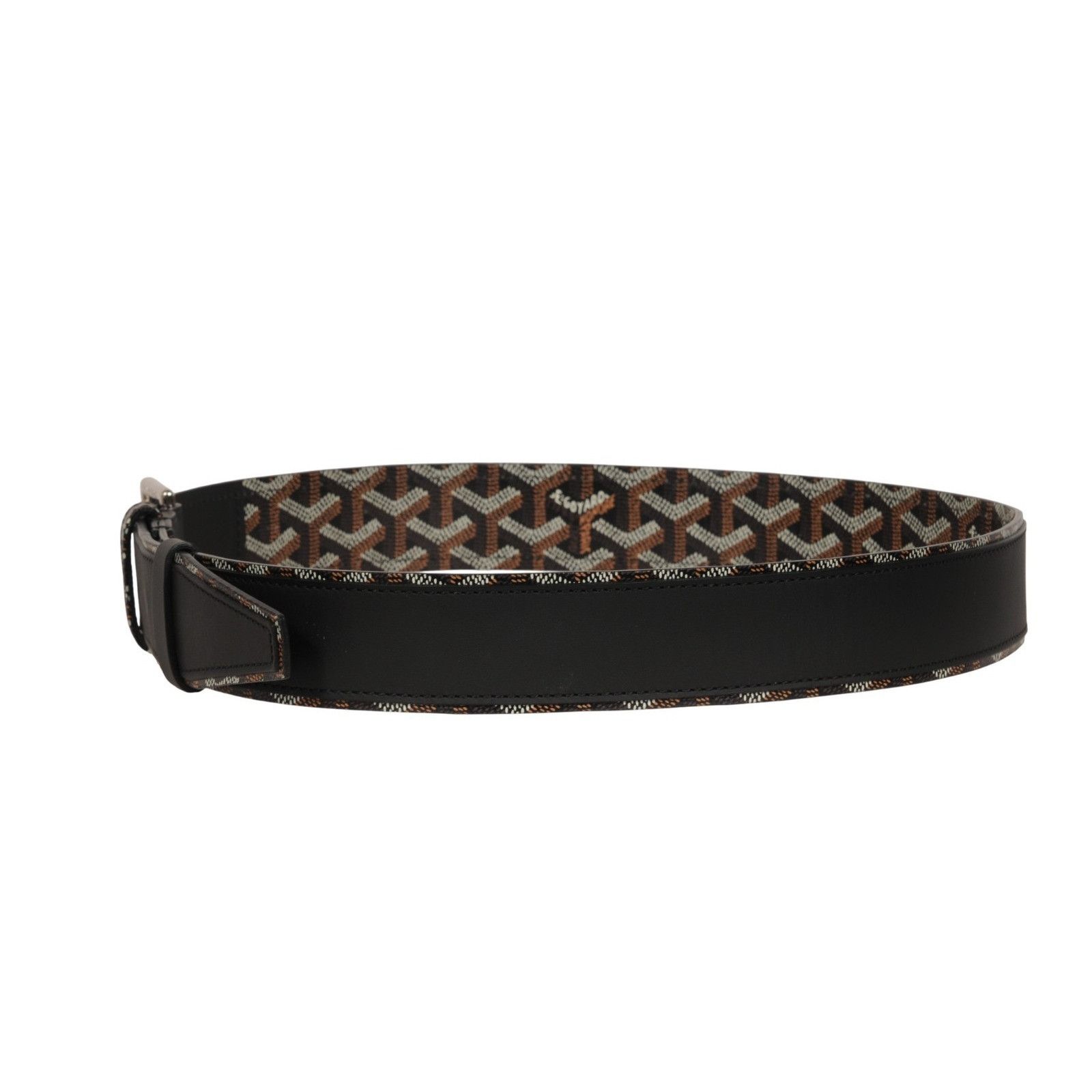 Goyard Florida II Belt 90 29 30 31 Black Brown Goyardine Canvas Size ONE SIZE - 14 Thumbnail