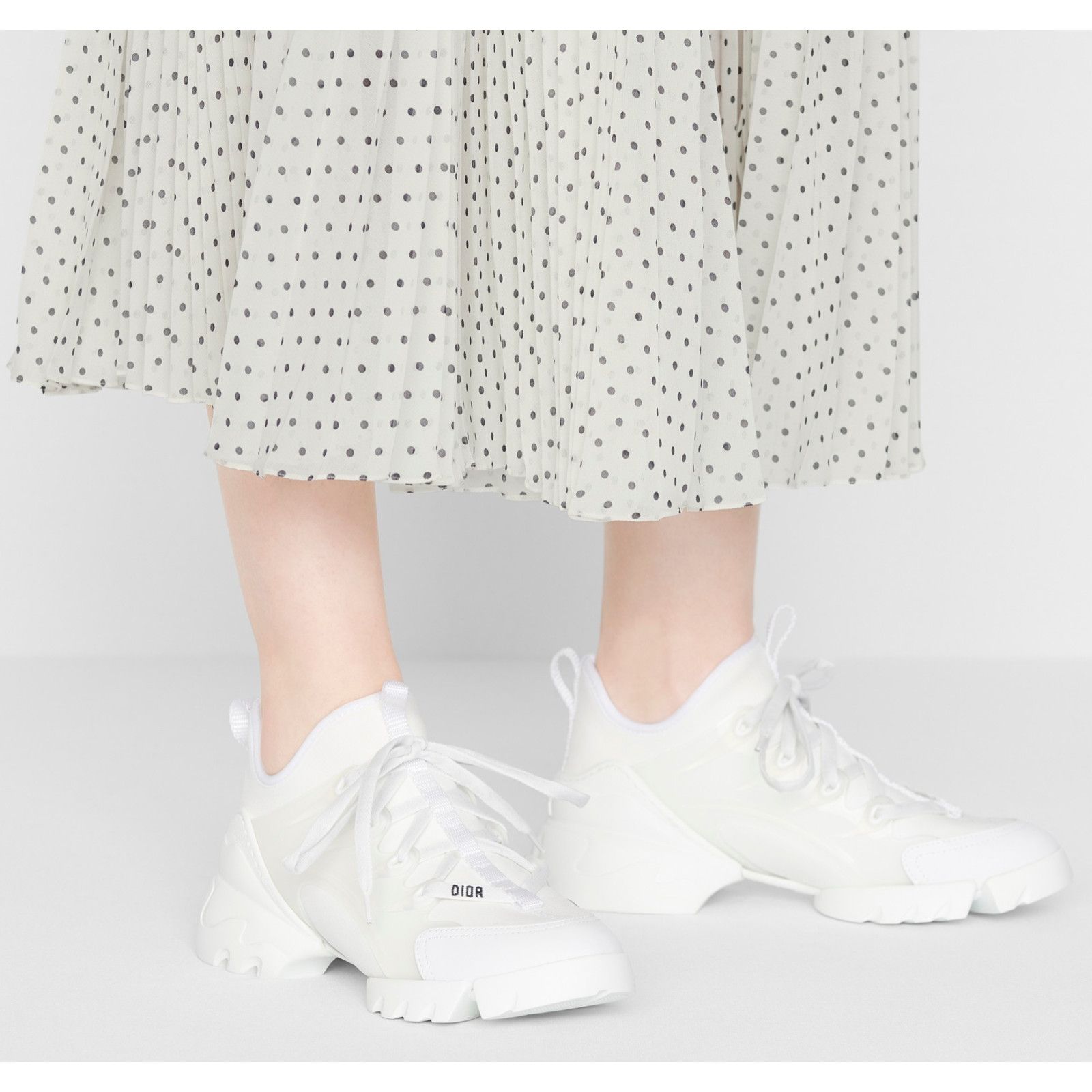 Dior D-Connect Logo Lace Up Flat Platform Trainer Sneaker 38.5 Size US 8.5 / IT 38.5 - 5 Thumbnail