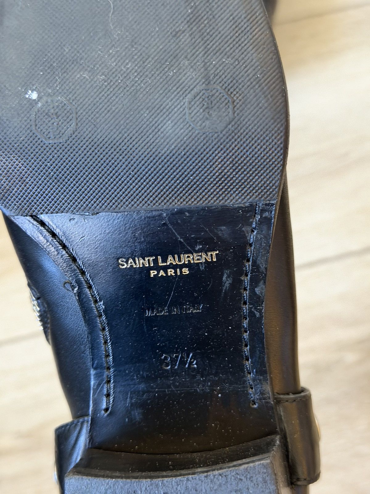 Saint Laurent Paris FW13 Leather Chain Harness Wyatt Boots 37.5 Size US 7.5 / IT 37.5 - 8 Thumbnail