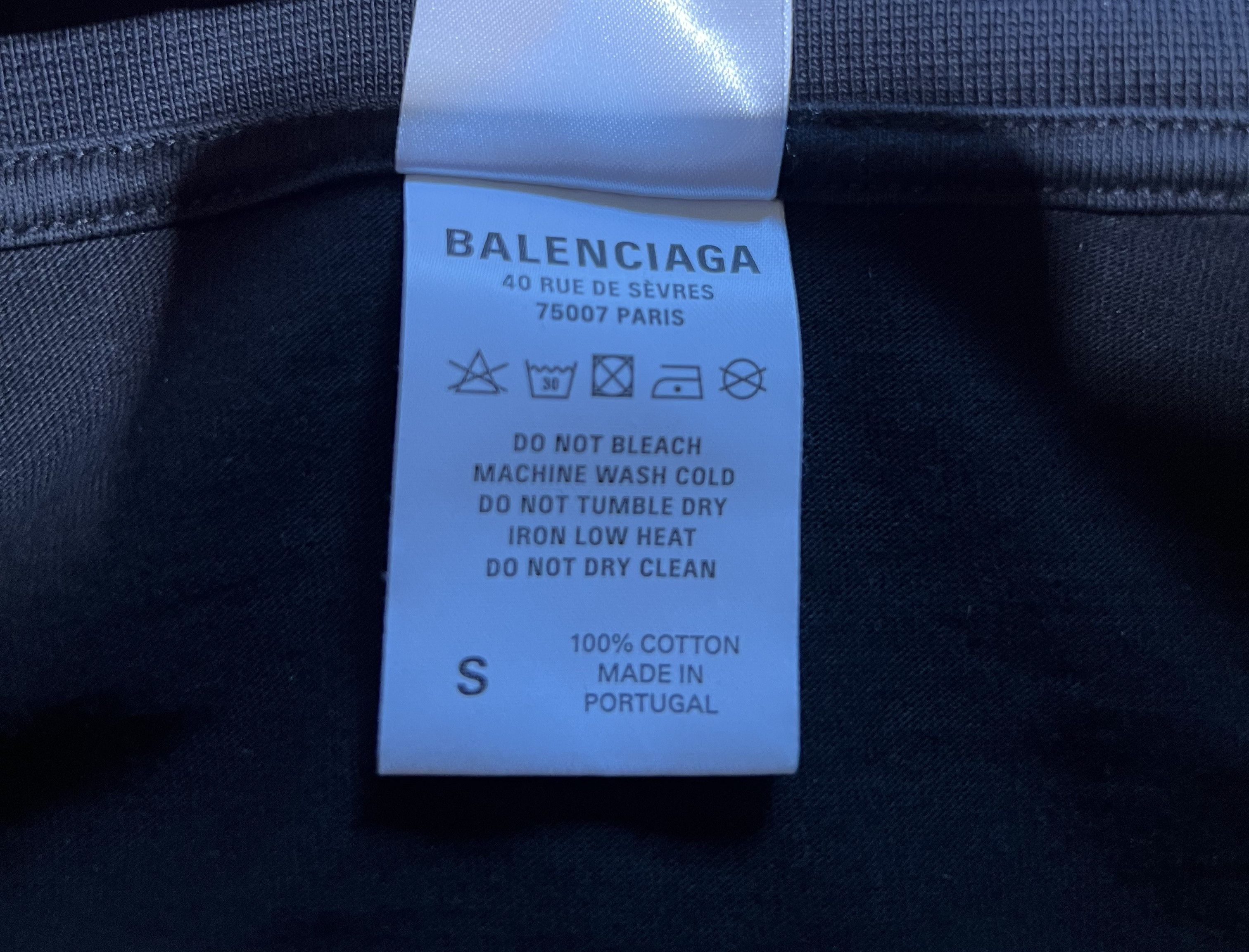 Balenciaga Balenciaga Mirror Logo T-Shirt Size US L / EU 52-54 / 3 - 6 Thumbnail