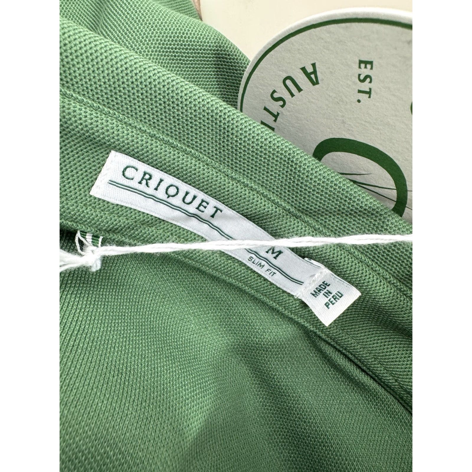Vintage Criquet Polo Shirt Rugby logo Slim Knit Embroidered Pullover M Green Men Long Sleeve Nike Size US M / EU 48-50 / 2 - 4 Thumbnail
