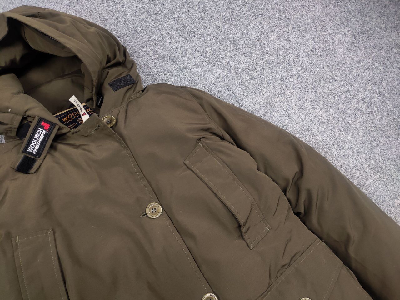 Woolrich Woolen Mills Woolrich Arctic Airforce 4 Pocket Parka Down Hooded Jacket Size M / US 6-8 / IT 42-44 - 8 Thumbnail