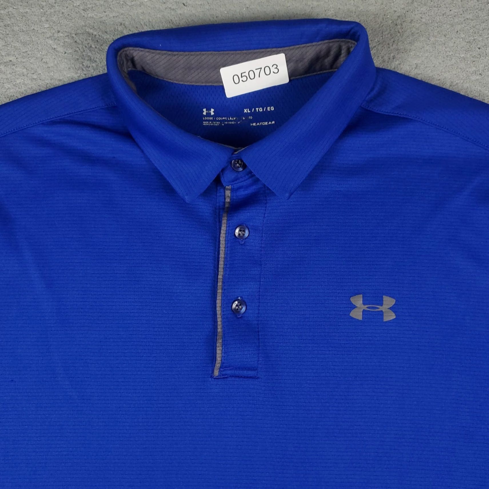 Under Armour Under Armour Polo Shirt Mens XL Blue Golf Casual Short Sleeve Polo Size US XL / EU 56 / 4 - 2 Thumbnail