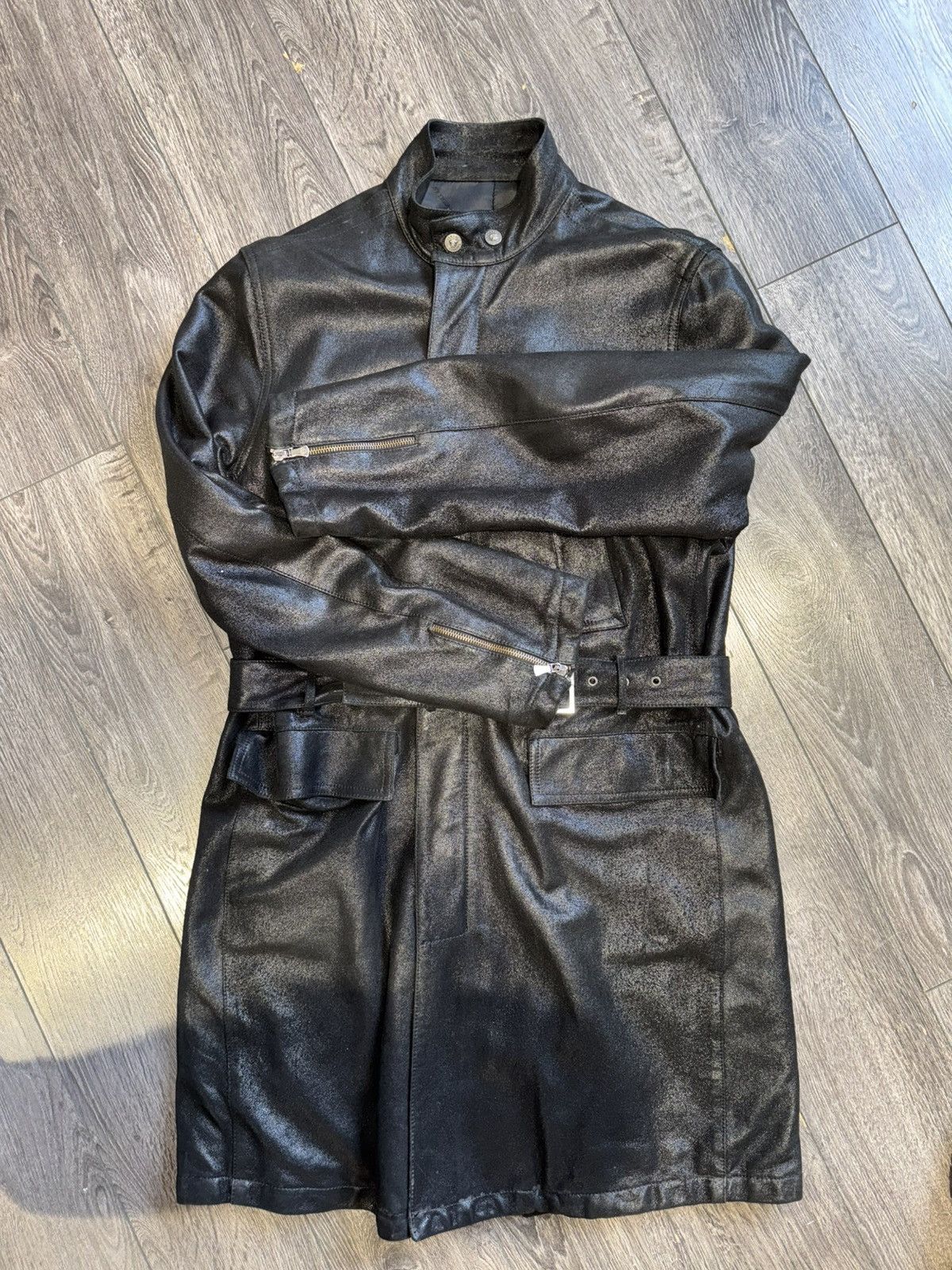 Versace Versace leather trench jacket size 50 IT, international M Size US M / EU 48-50 / 2 - 7 Thumbnail