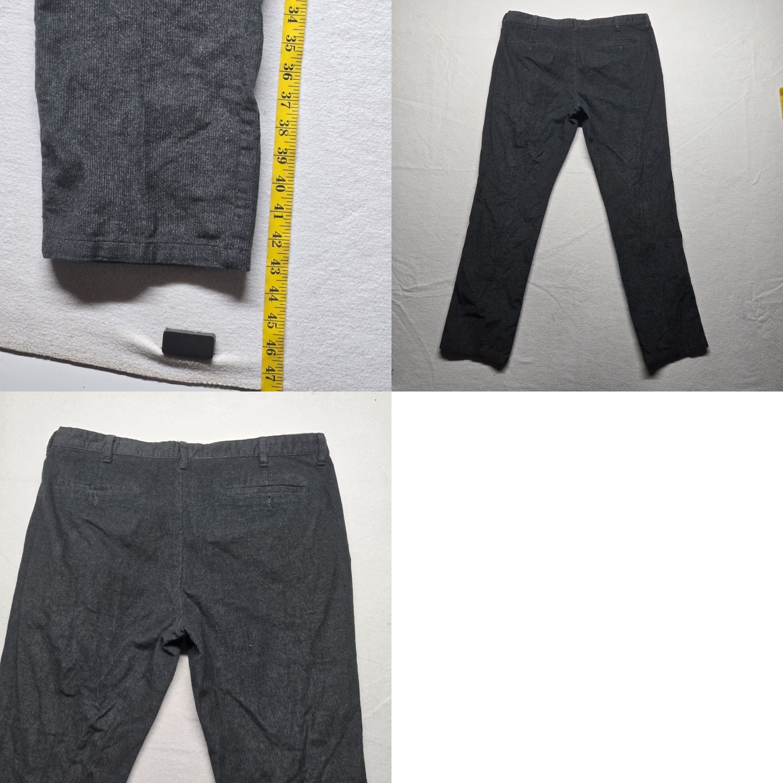 Izod Izod PerformX Pants Adult Men's 38x32 Dark Gray Classic Fit Golf Chino Polyester Size US 38 / EU 54 - 8 Thumbnail