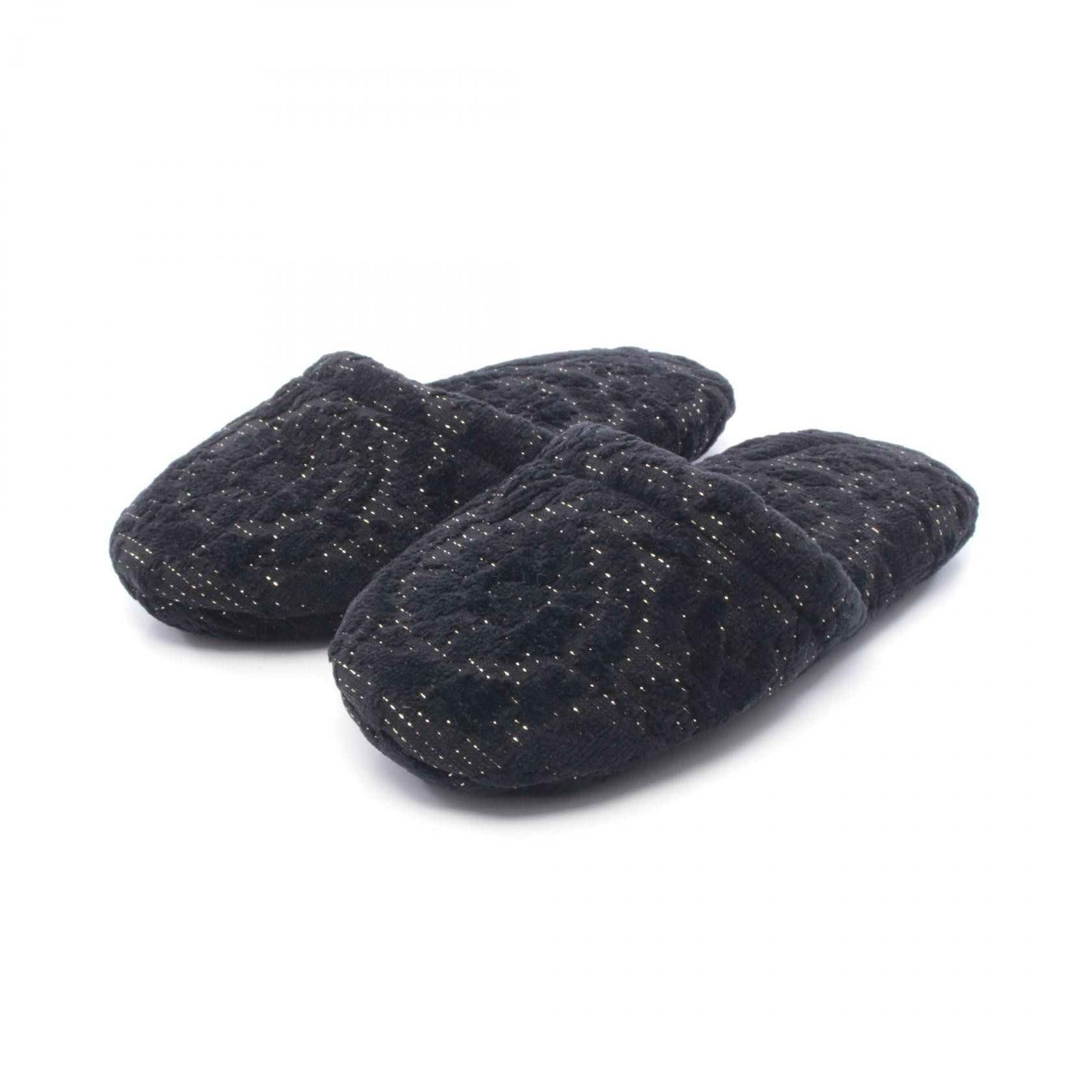 Versace Versace Versace Bath Slippers Barocco Cotton Slippers Textile Shoes ZSLB000081A08851 1E8 DUTY FREE for USA Size ONE SIZE - 1 Thumbnail