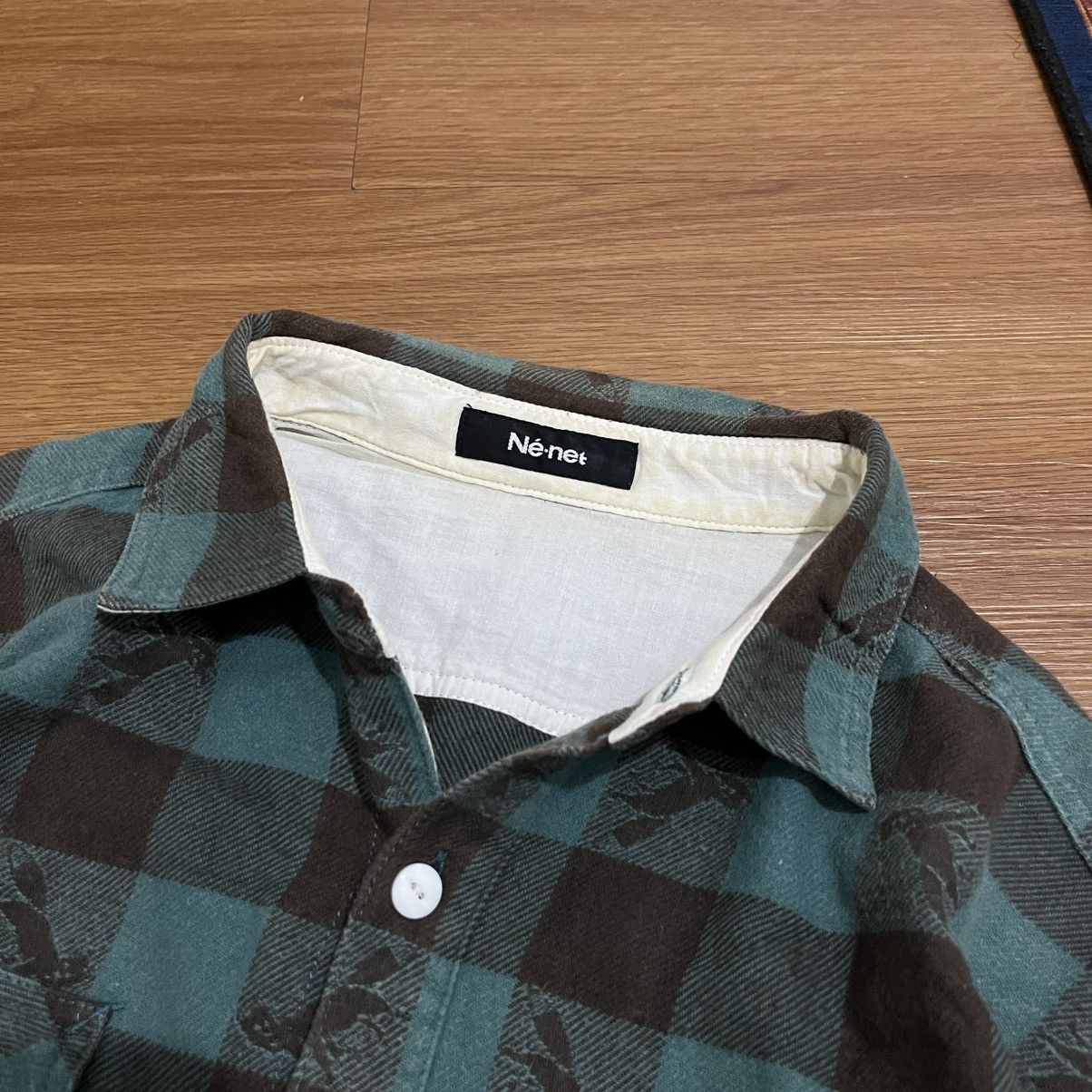 Ne-Net Ne-net by issey miyake flanel shirt Size US L / EU 52-54 / 3 - 3 Thumbnail