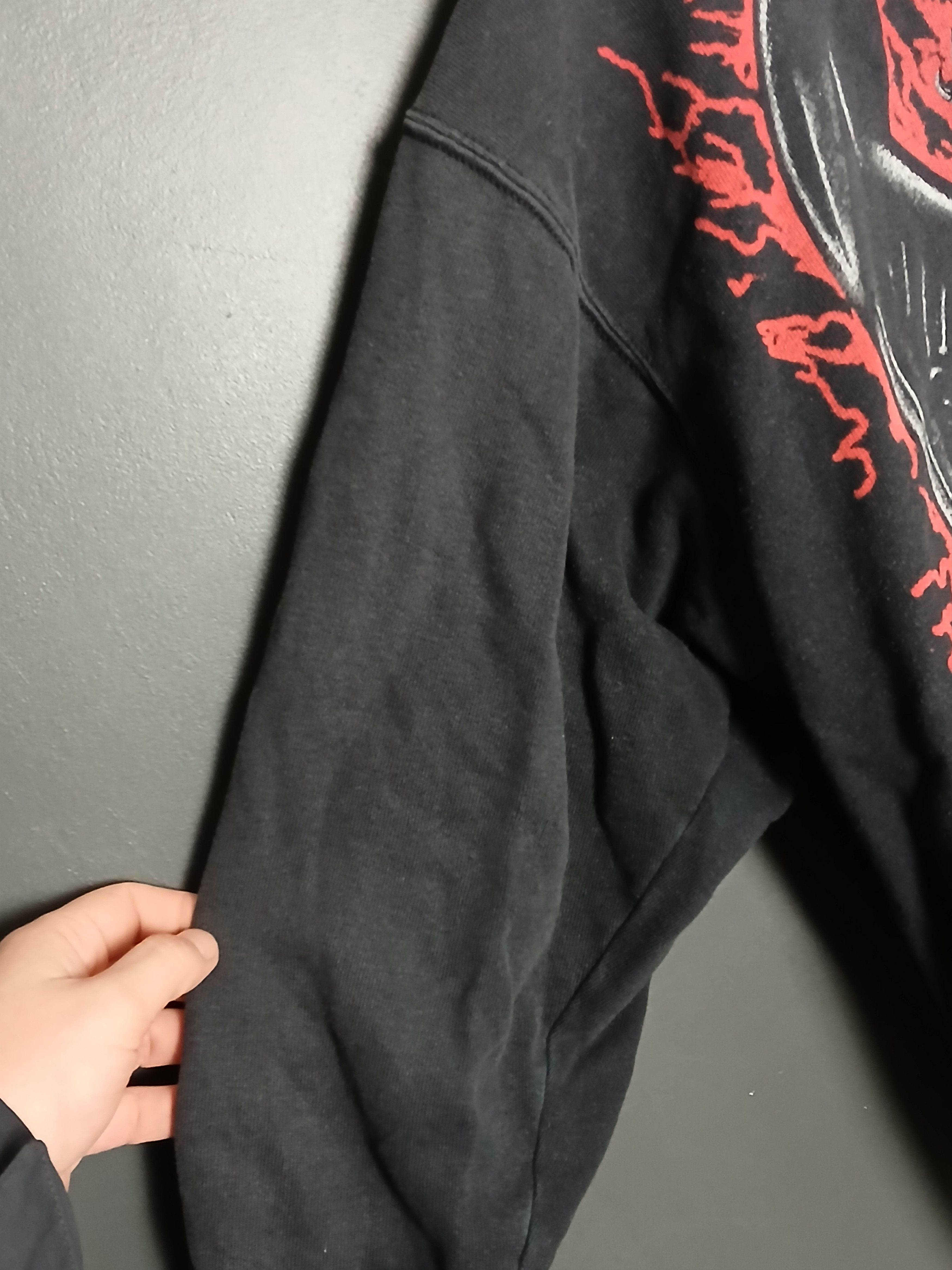 Band Tees × Slayer Slayer Hoodie broken zip Size US XL / EU 56 / 4 - 5 Thumbnail