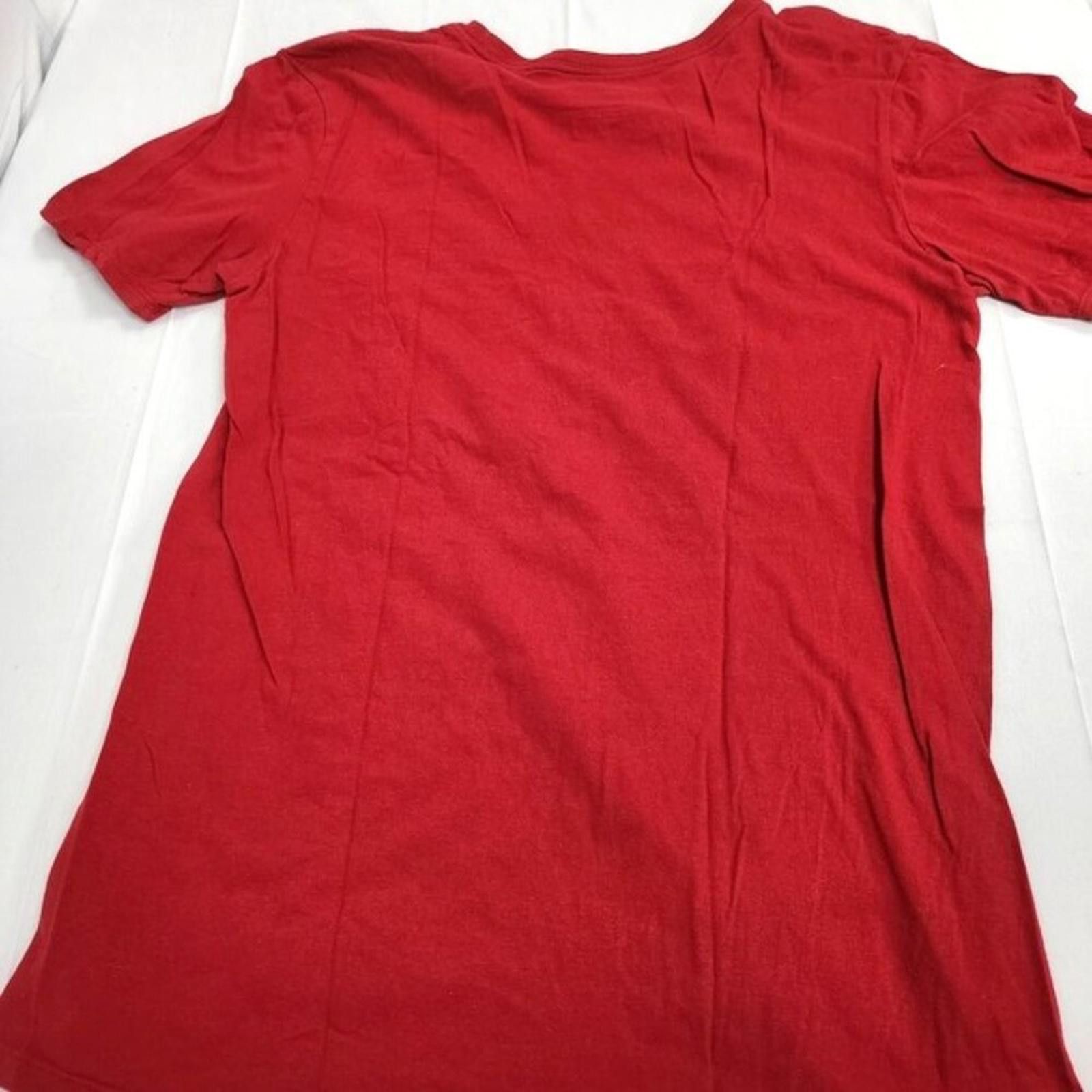 Nike Nike Red Just Do It T-Shirt Size US S / EU 44-46 / 1 - 5 Thumbnail