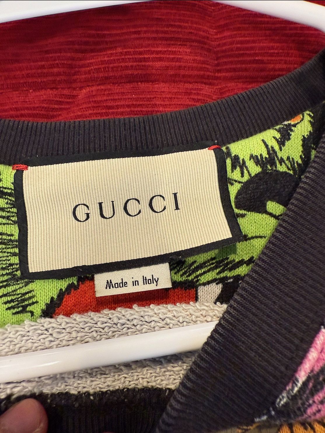 Gucci Gucci Panther Face Knit Sweater multicolor wool GG Size US S / EU 44-46 / 1 - 5 Thumbnail