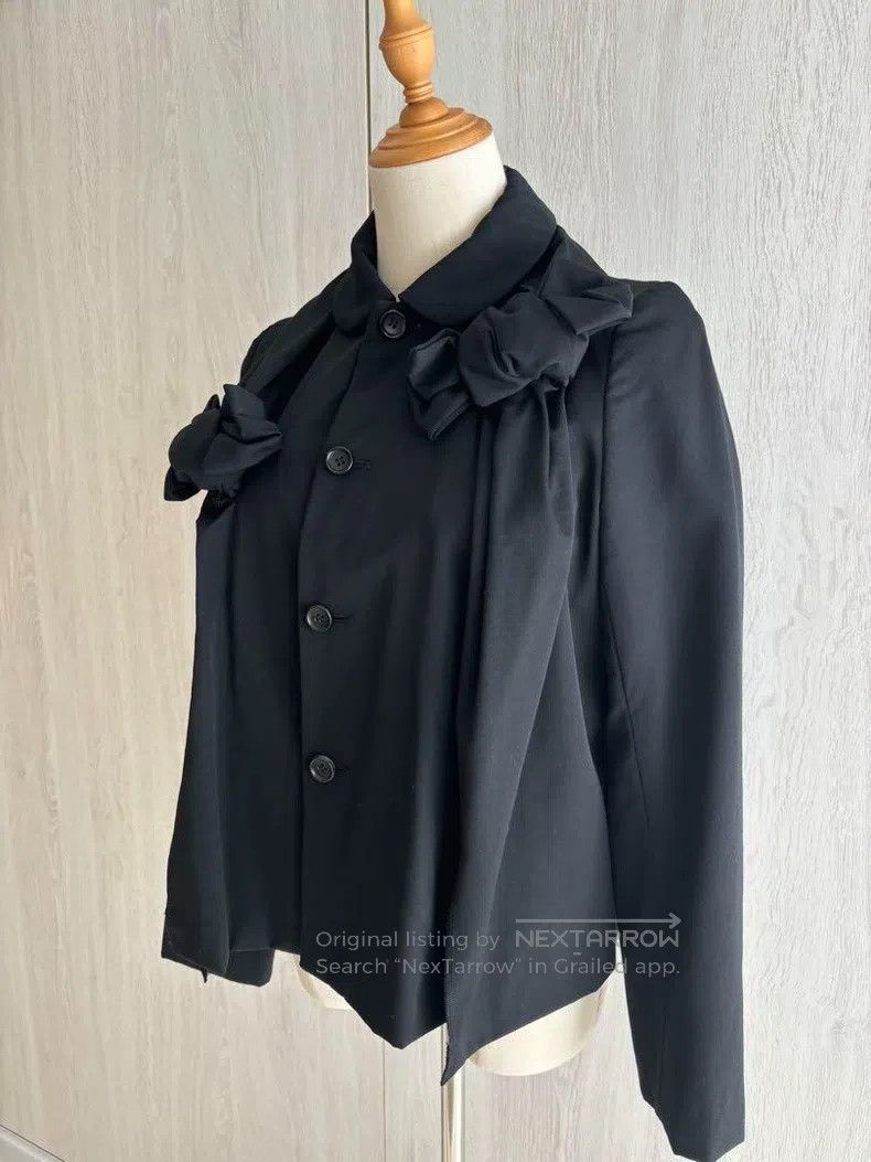 Comme des Garcons Comme Des Garcons Black vintage bow tie jacket Size XS / US 0-2 / IT 36-38 - 2 Thumbnail