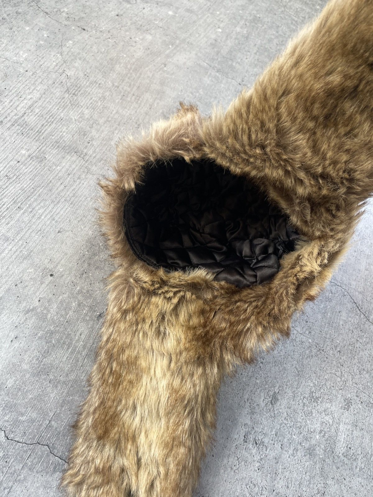 Vintage Ushanka Trapper Hat Furry Mohair Fuzzy Fur Hat Y2K Size ONE SIZE - 4 Thumbnail