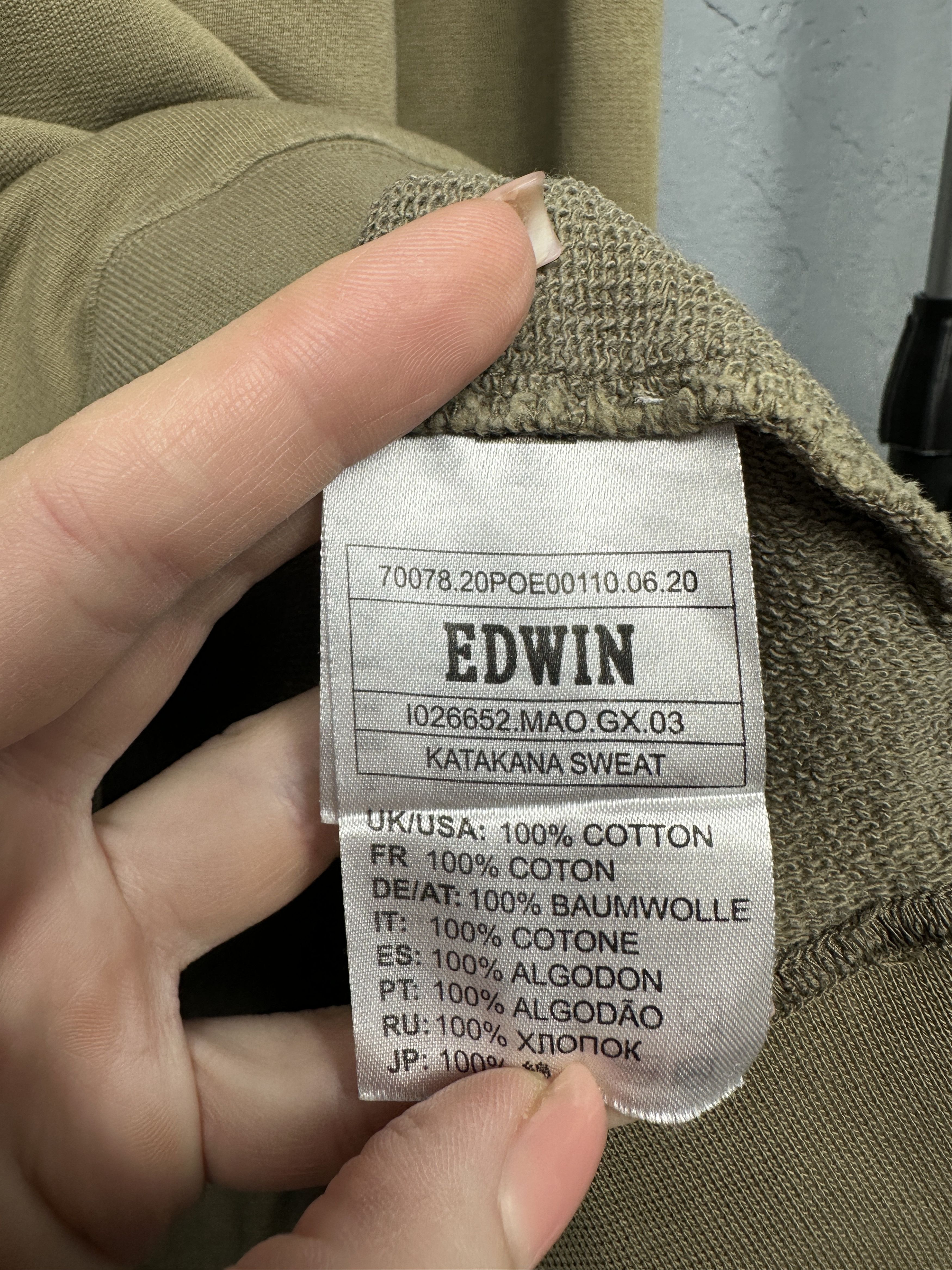 Edwin Edwin Mens Katakana Sweatshirt Size US M / EU 48-50 / 2 - 4 Thumbnail