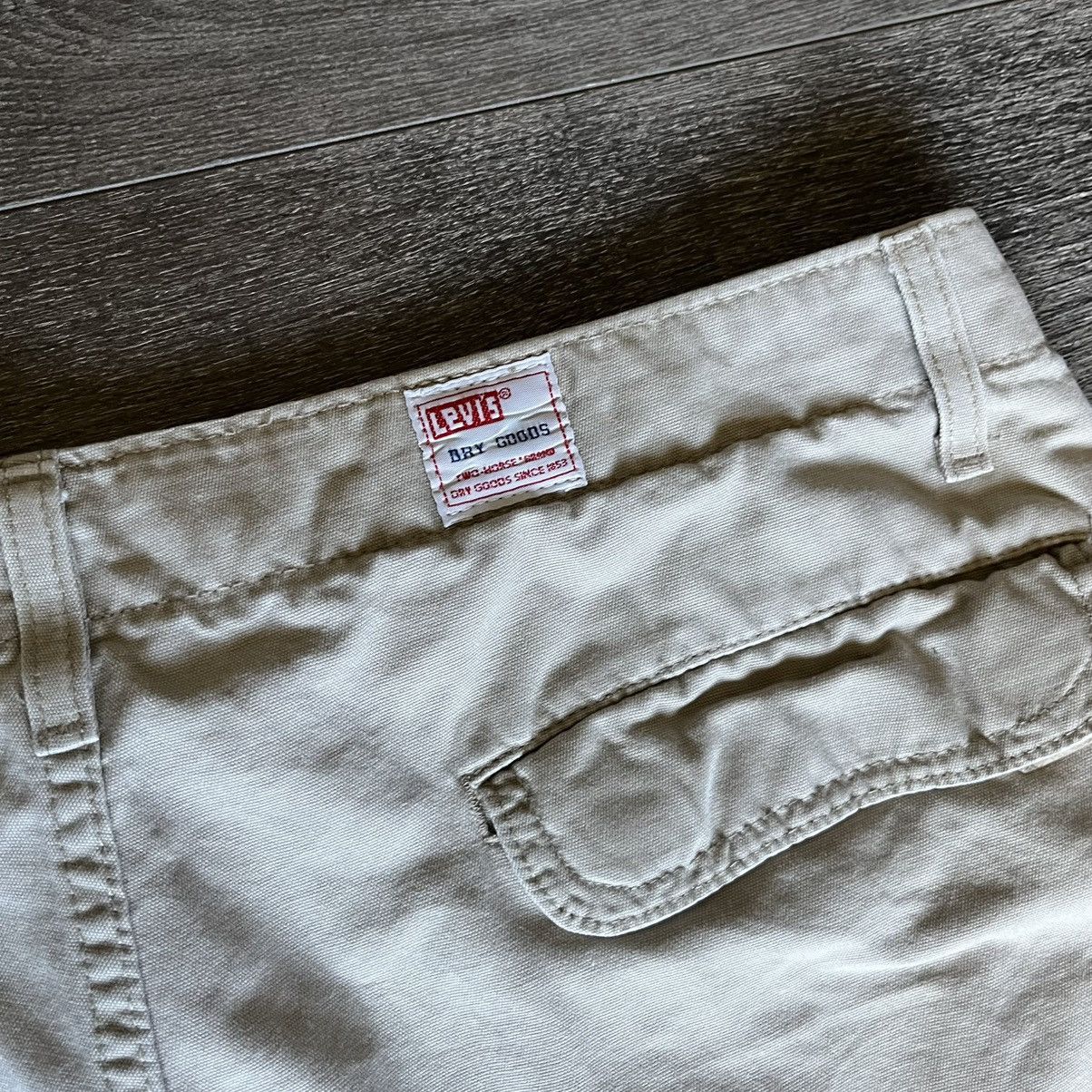 Levi's Vintage 90s Levi’s Dry Goods Cargo Skater Pocket Pants 36x30 Size US 36 / EU 52 - 4 Thumbnail