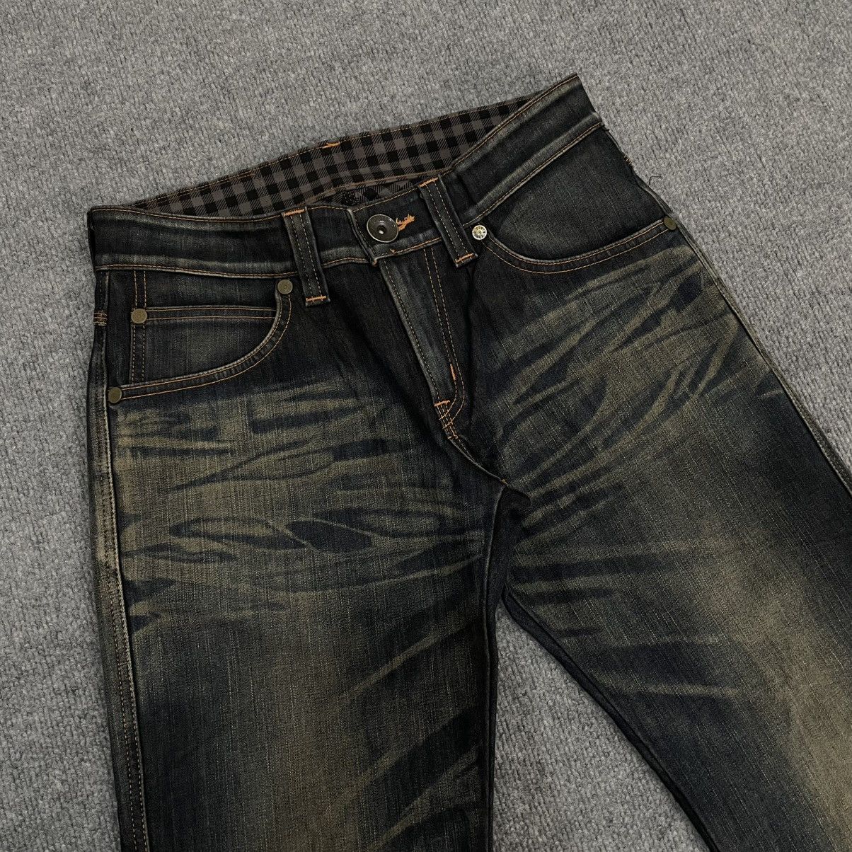 Edwin Edwin Blue Trip 503 Faded Denim Zip Pocket Kapital Style Size US 31 - 3 Thumbnail
