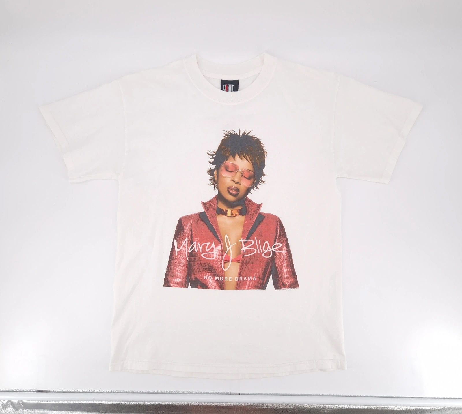 Giant Mary J Bilge Vintage OG Merch No More Drama Rap Tee Size US M / EU 48-50 / 2 - 1 Thumbnail