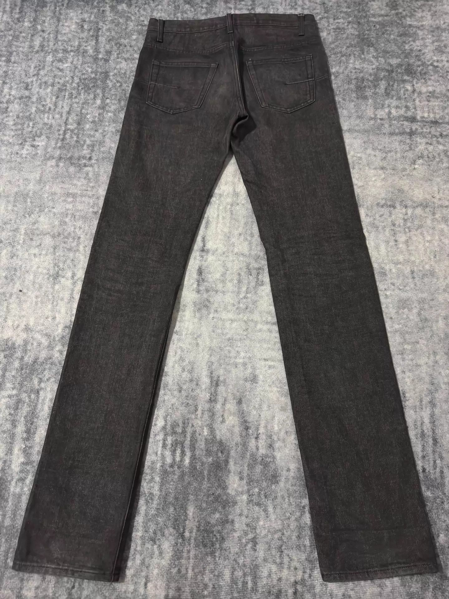 Dior Dior Homme 05aw Hedi Slimane Charcoal Claw Straight Jeans 29 Size US 29 - 2 Thumbnail