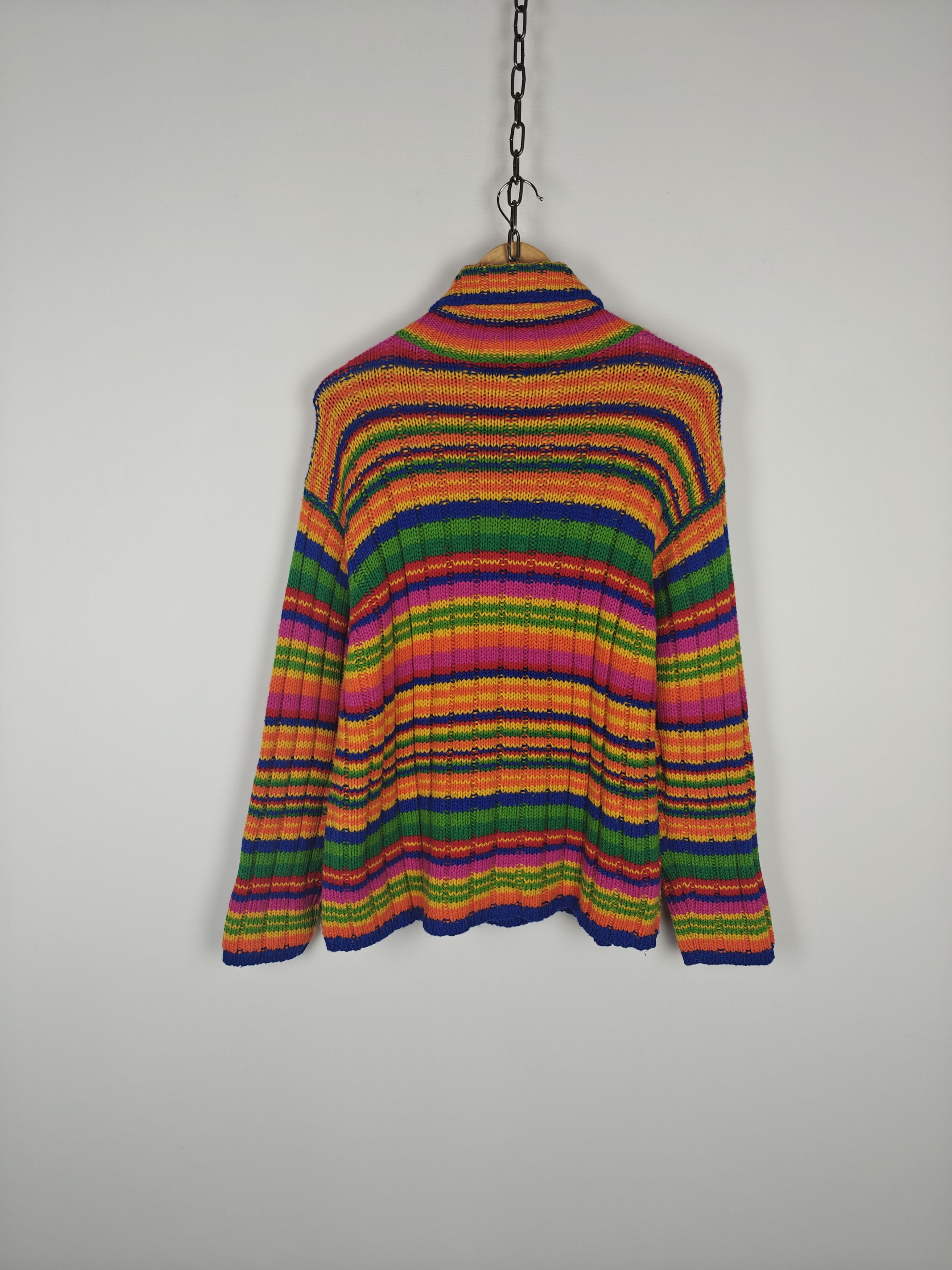 United Colors Of Benetton United Colors Of Benetton Knit Sweater Wool VTG Italy M Size US M / EU 48-50 / 2 - 8 Thumbnail